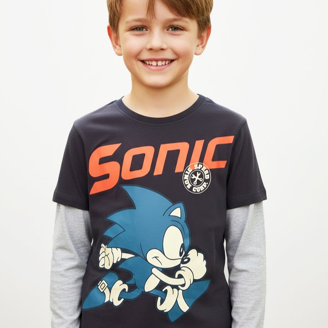 Image of Kids Long-sleeved Shirt. Material: 100%