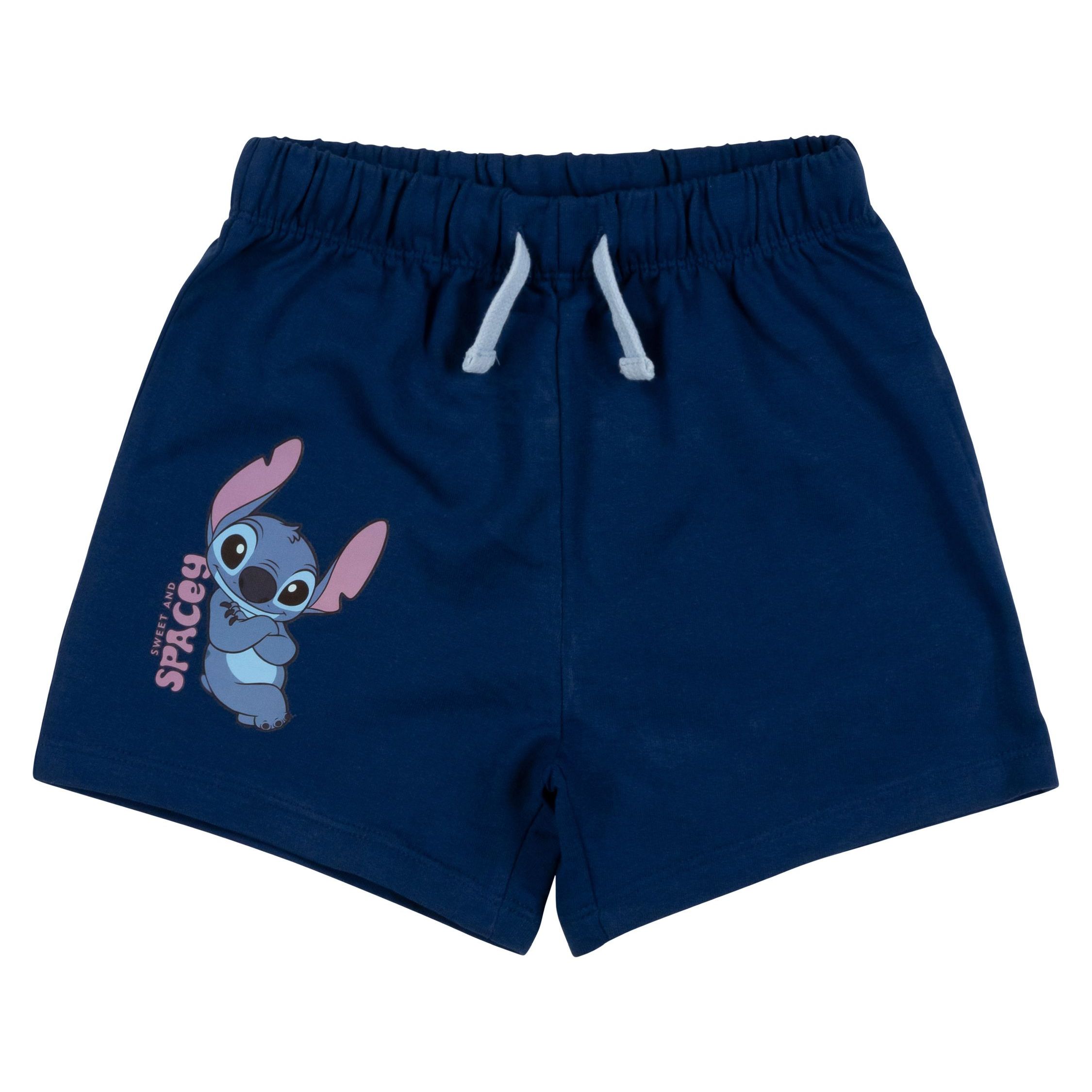 & Stitch Shorts For Boys - Kids Short Training Pants Bermuda Blue