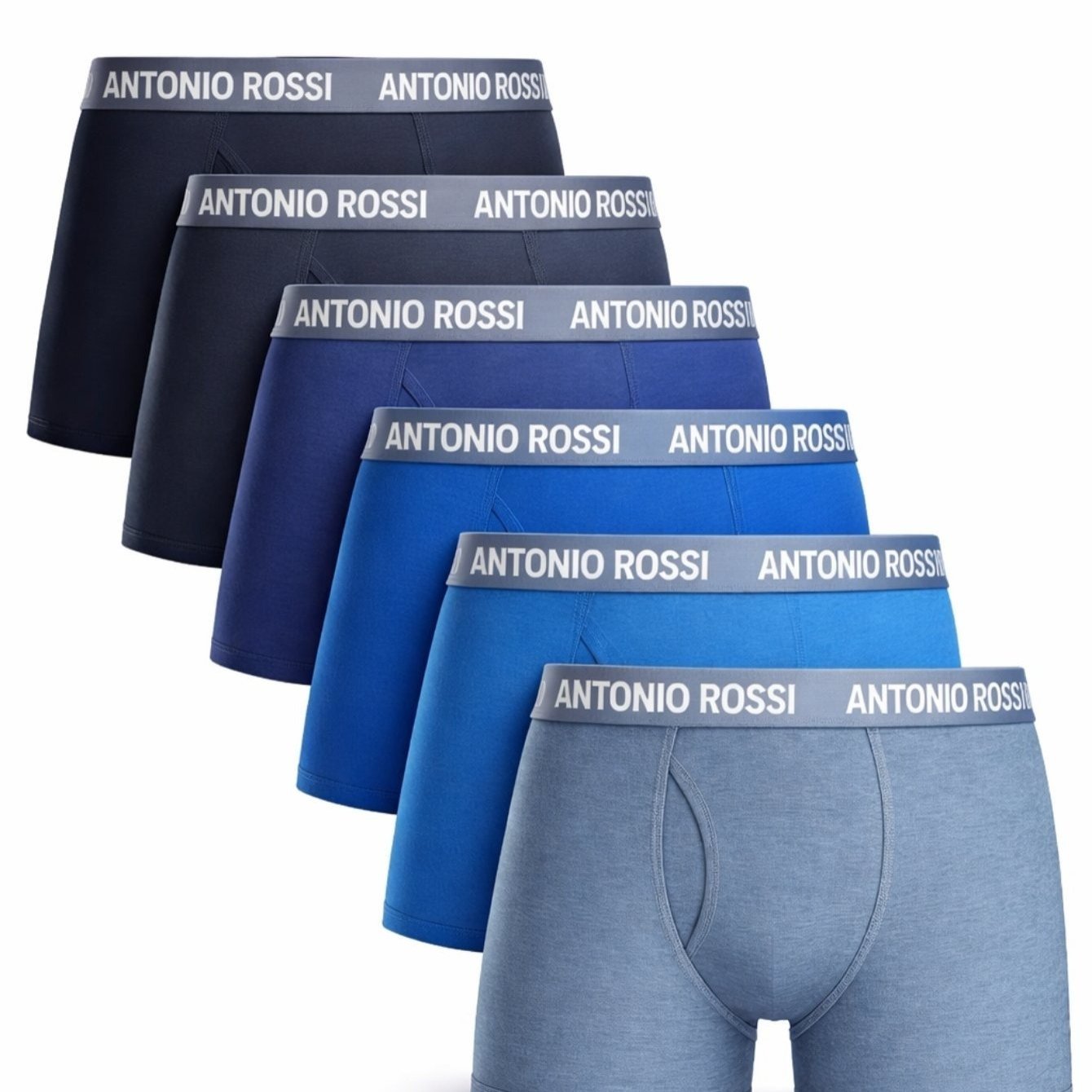 TEMU 6 Pack Mens Boxers With Keyhole – Fitted Men's Underwear Multipack – Breathable, Moisture Wicking, Tag Free Boxer Shorts With Open Fly – Sizes