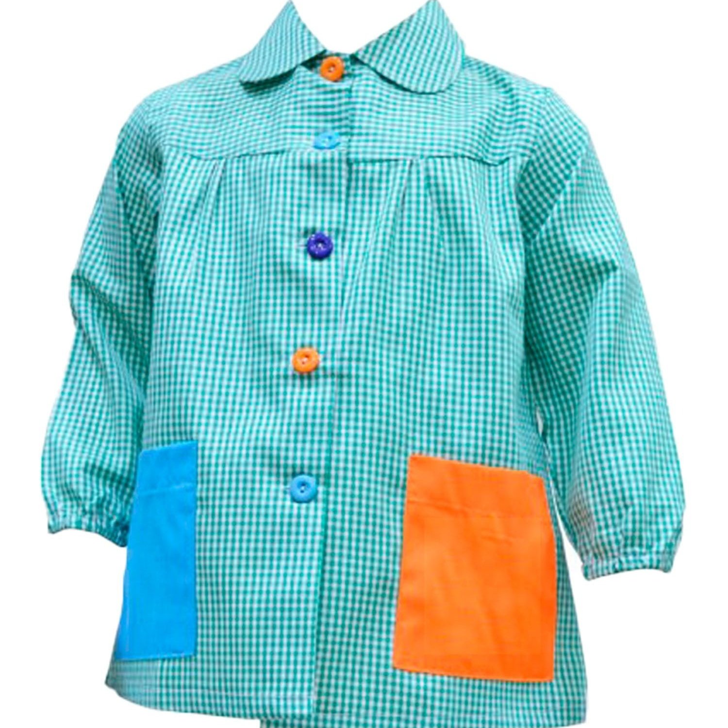 TEMU Ropa para Manualidades, Larga, Cierre Frontal, Ideal para Pintura y Actividades Creativas