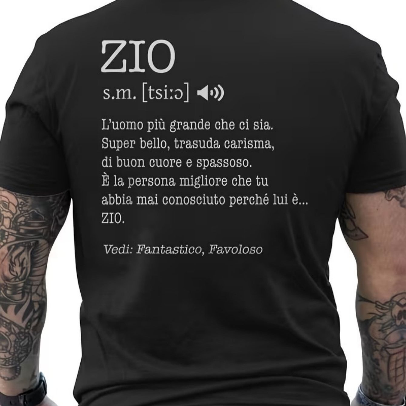 TEMU Maglietta con stampa divertente sul retro �� Stile in | Regalo esclusivo per zii, padri e nonni, maglietta casual a maniche corte e , design di