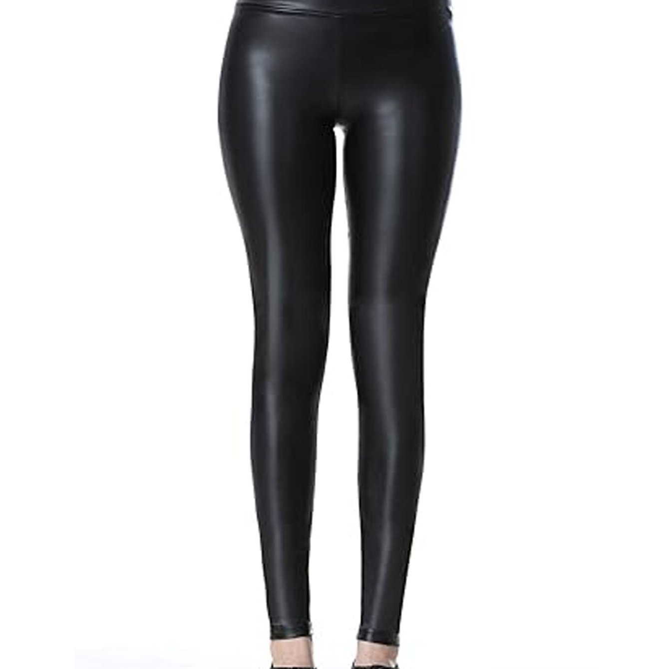 

Sexy Womens Faux Leather High Waisted Leggings