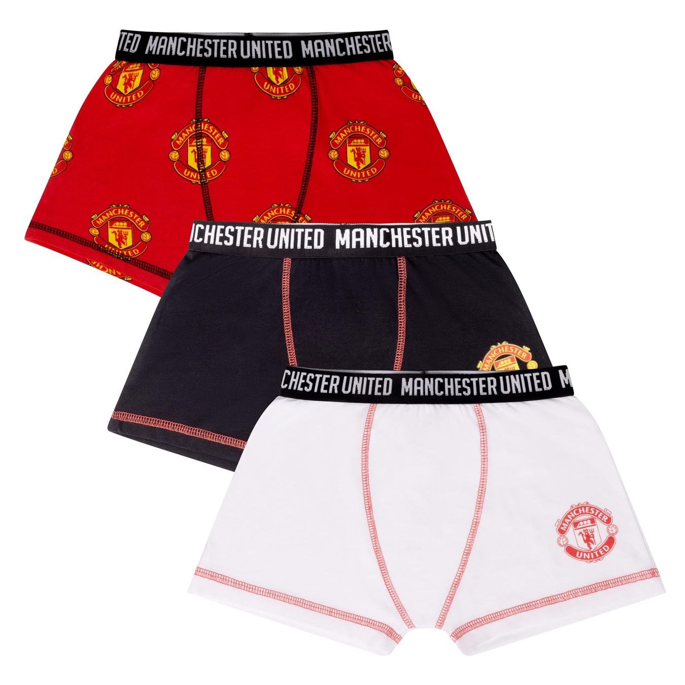 TEMU Manchester United - 100% Cotton - Briefs/trunks 3 Pack ()