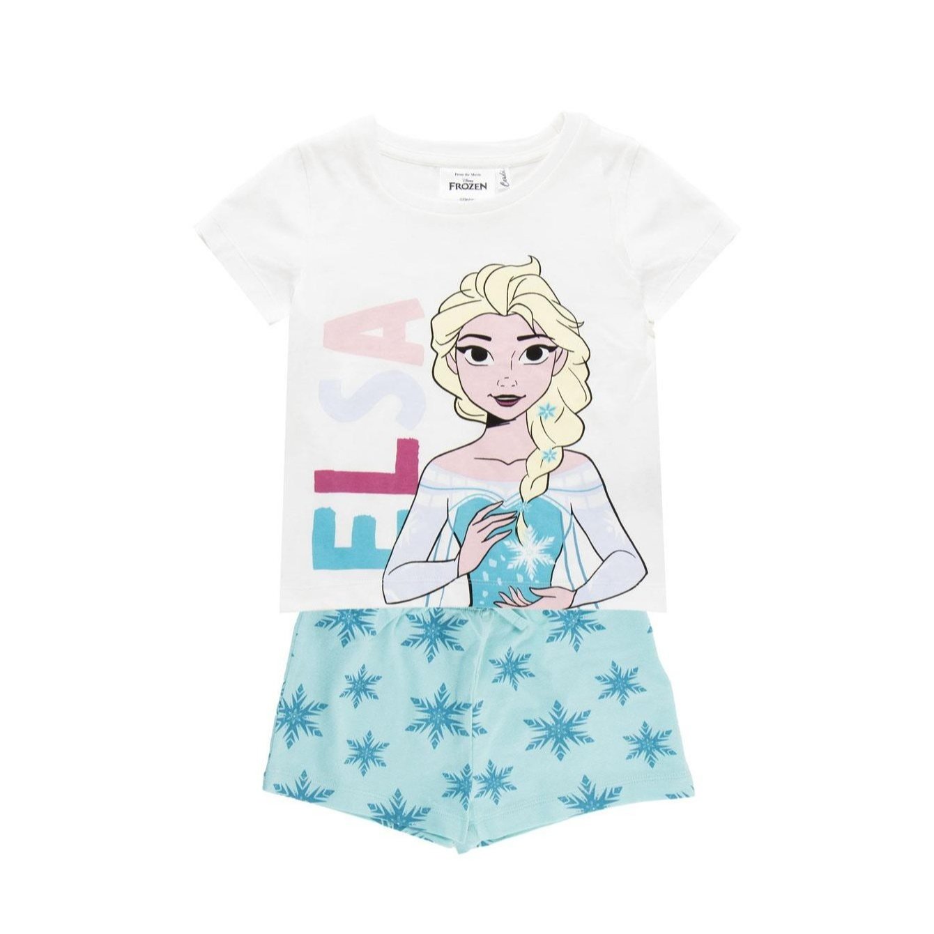 Frozen Anna And Short Pajama Set, 100% Cotton, Comfortable