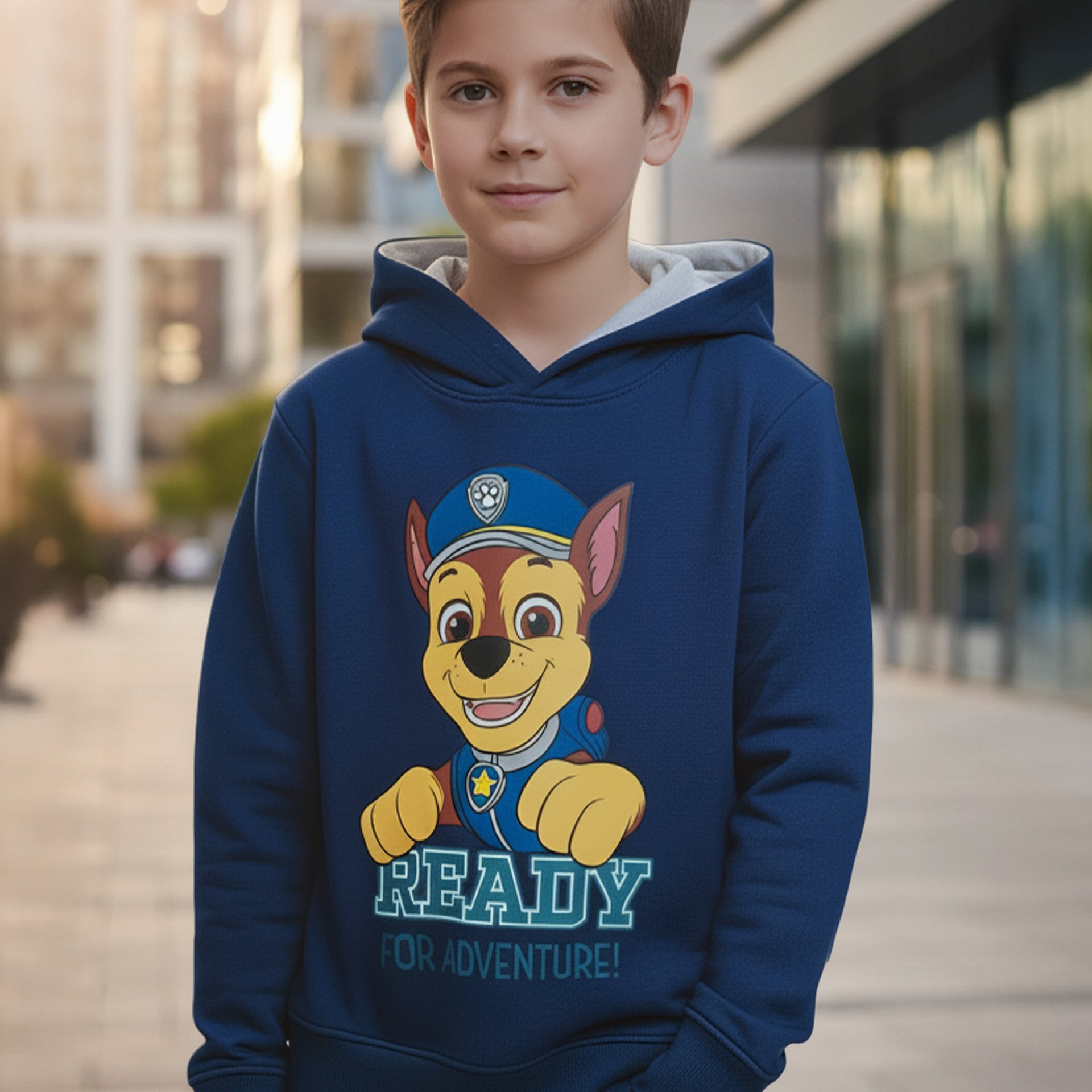 Image of Hoodie For Boys - - Kids' Long Sleeve Hoodie Sweatshirt, Blue