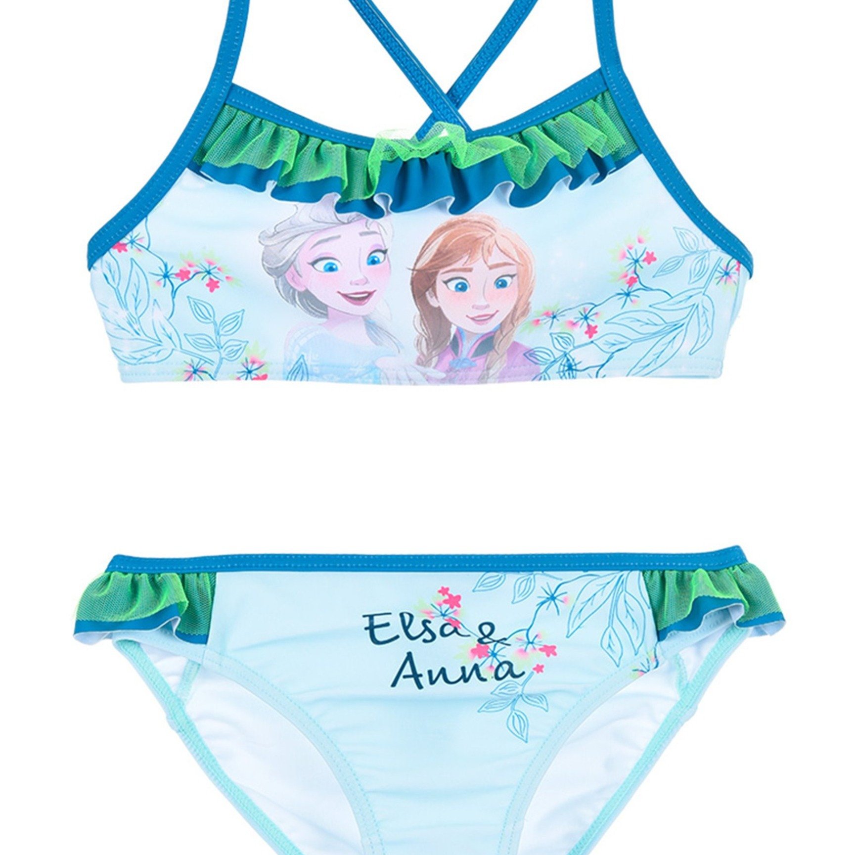 Frozen - The Ice & Swimsuit Bikini Set, Turquoise, 4 Years