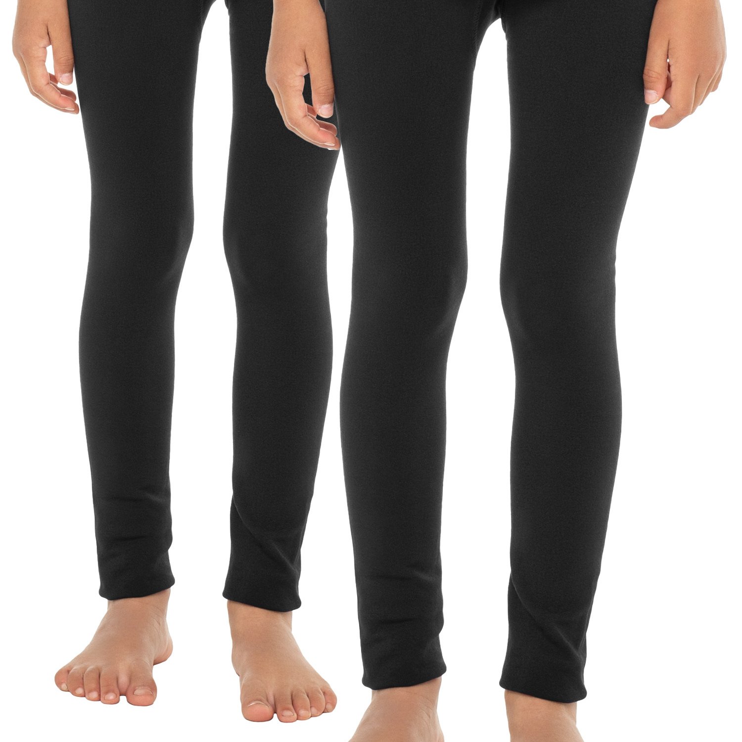 TEMU Kinder Thermo Leggings mit Innenfleece – warm, weich & elastisch (1 oder 2 Stück)
