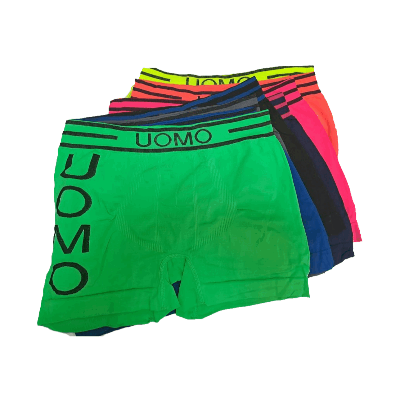 6-pack Men's Microfiber Boxer Shorts Neon Underwear
