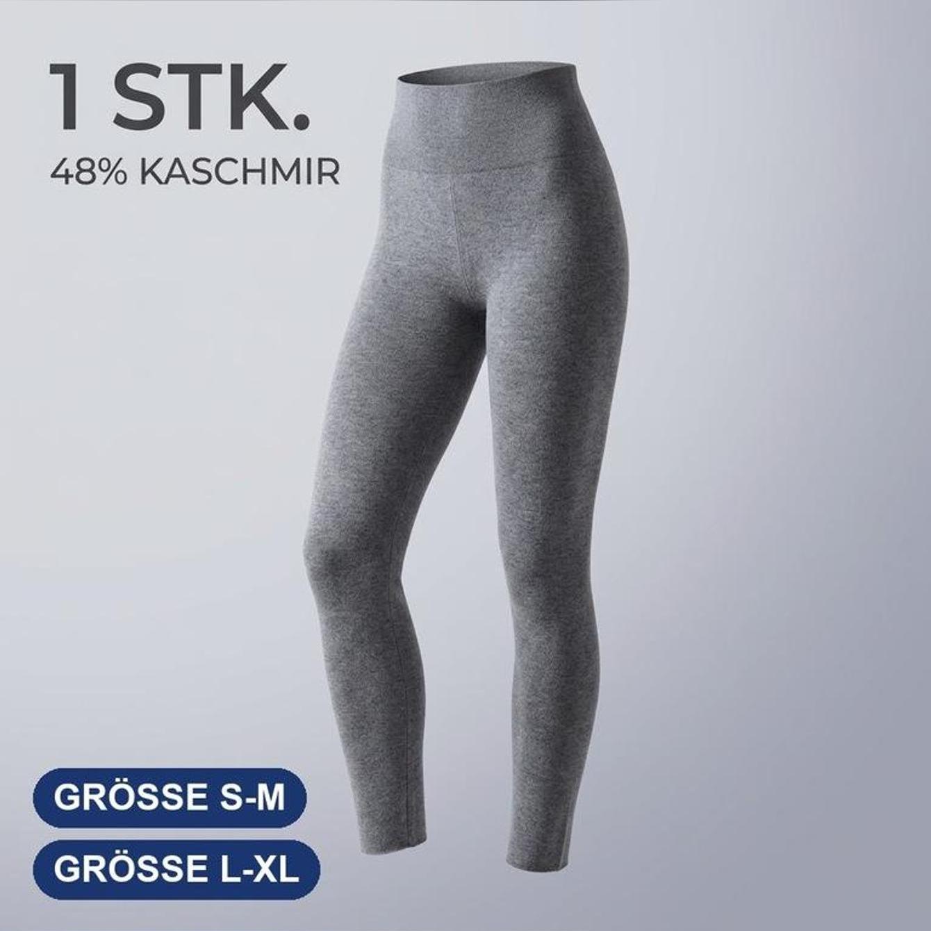 Image of Women' High Waist Cashmere Leggings In – Size S-m / L-xl