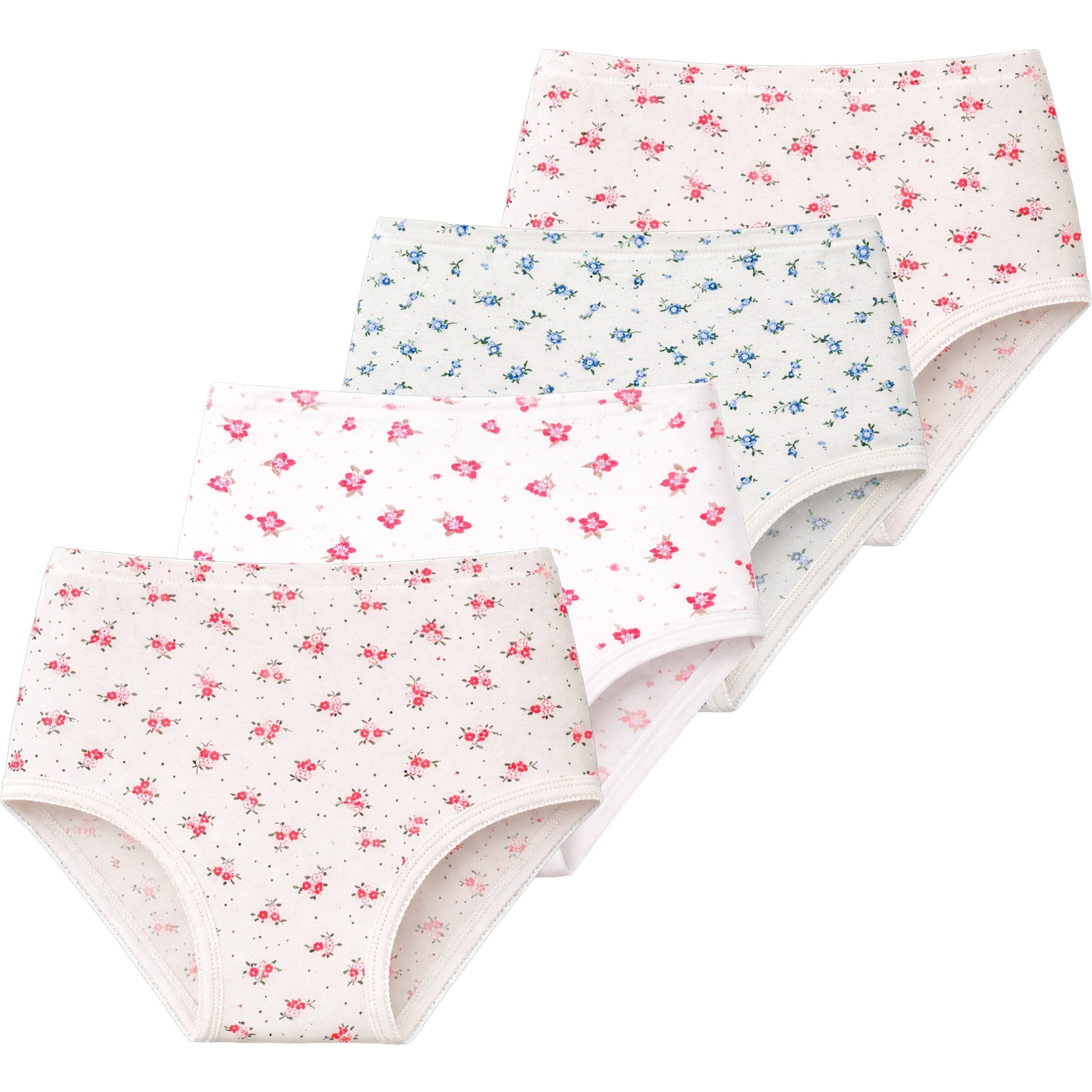 Women's Low-rise Briefs 4-pack Maxi Panties Cotton Underwear M-3xl