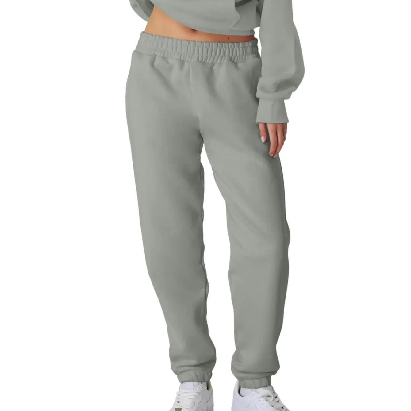 Women's Jogging Pants, Casual Pants Made Of Thick Fabric, Comfortable Sweatpants