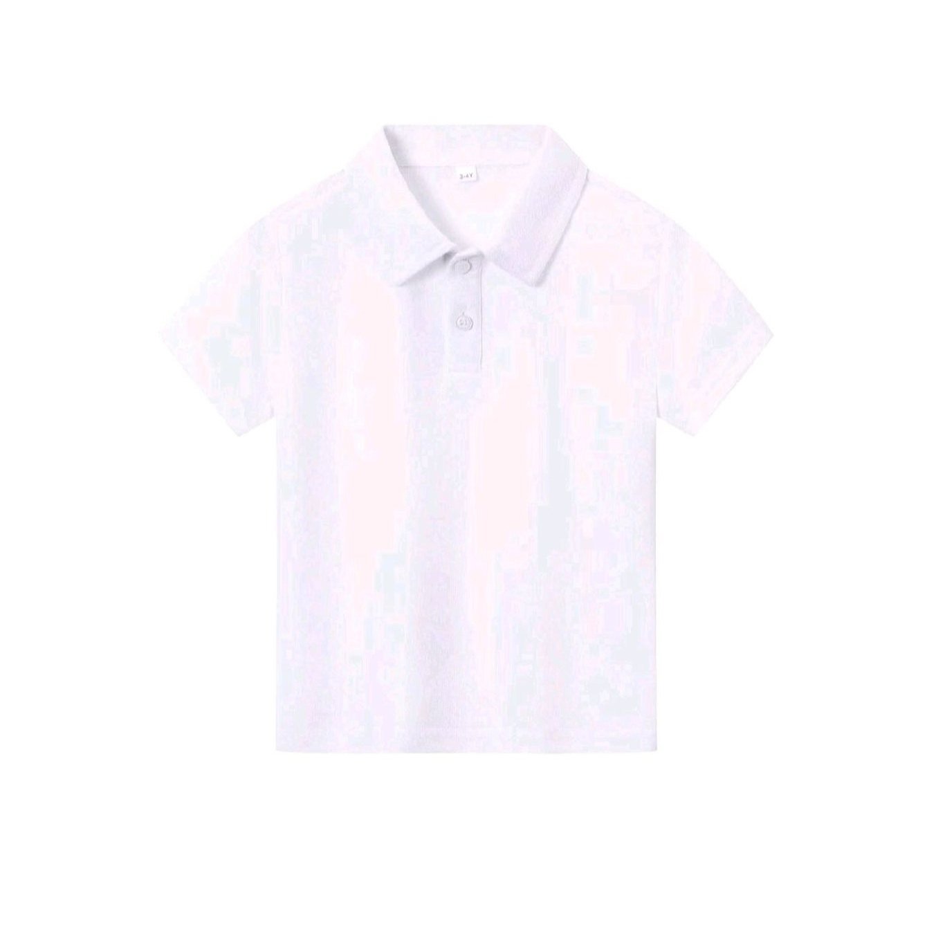TEMU School White T-shirt Girls School Wear Basic Pack Of 2