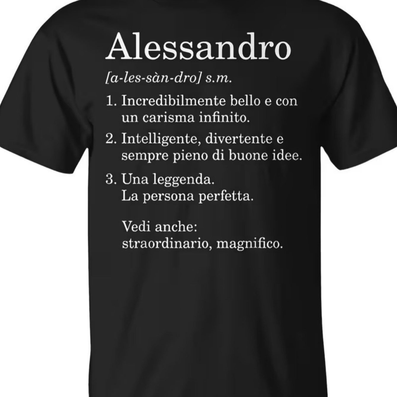 TEMU T-shirt da con Alessandro e testo in | Maglietta per regali di compleanno e anniversario - Casual i , divertente per iniziare la conversazione,
