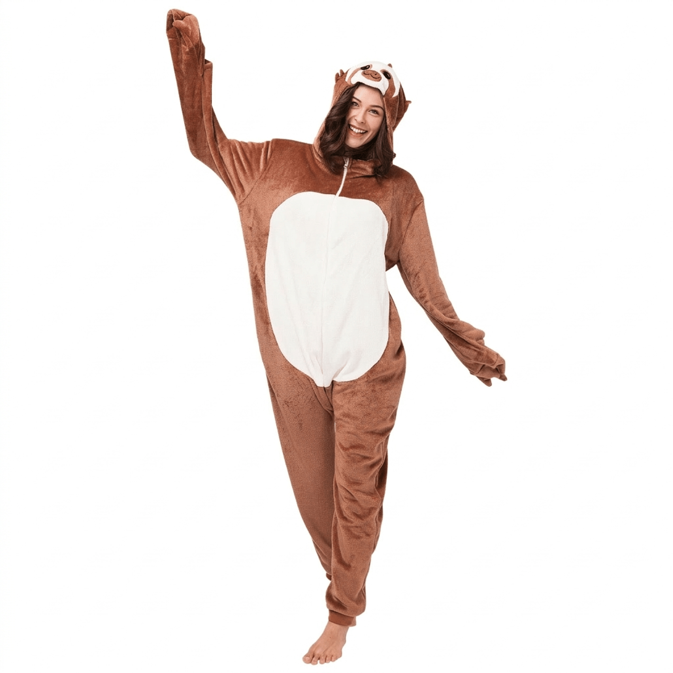 Image of Lazy Costume For Women And Men, Adult Men And Women, Carnival, Halloween Onesie, Full-body Suit, Jumpsuit, Carnival Costume, Costume, Animal Costumes, Plush Costumes