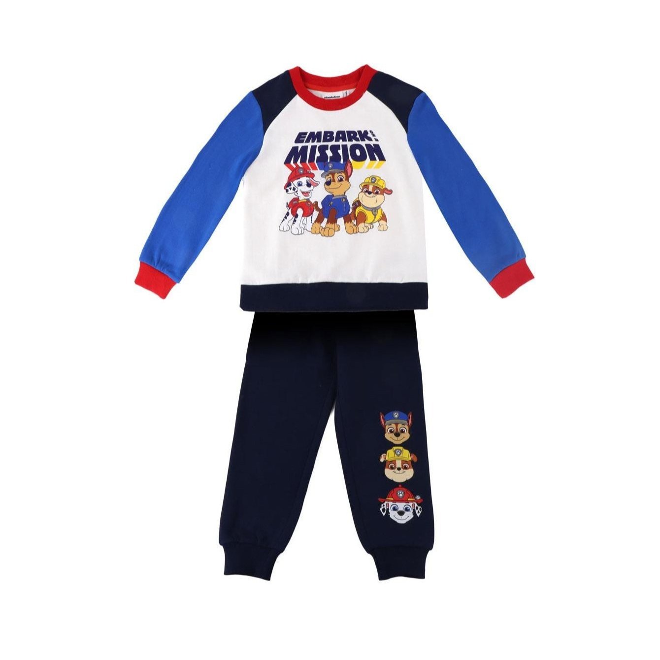 Training Suit For Boys, White-, Size 98-116, Comfortable And Soft, Sportswear, Jogger
