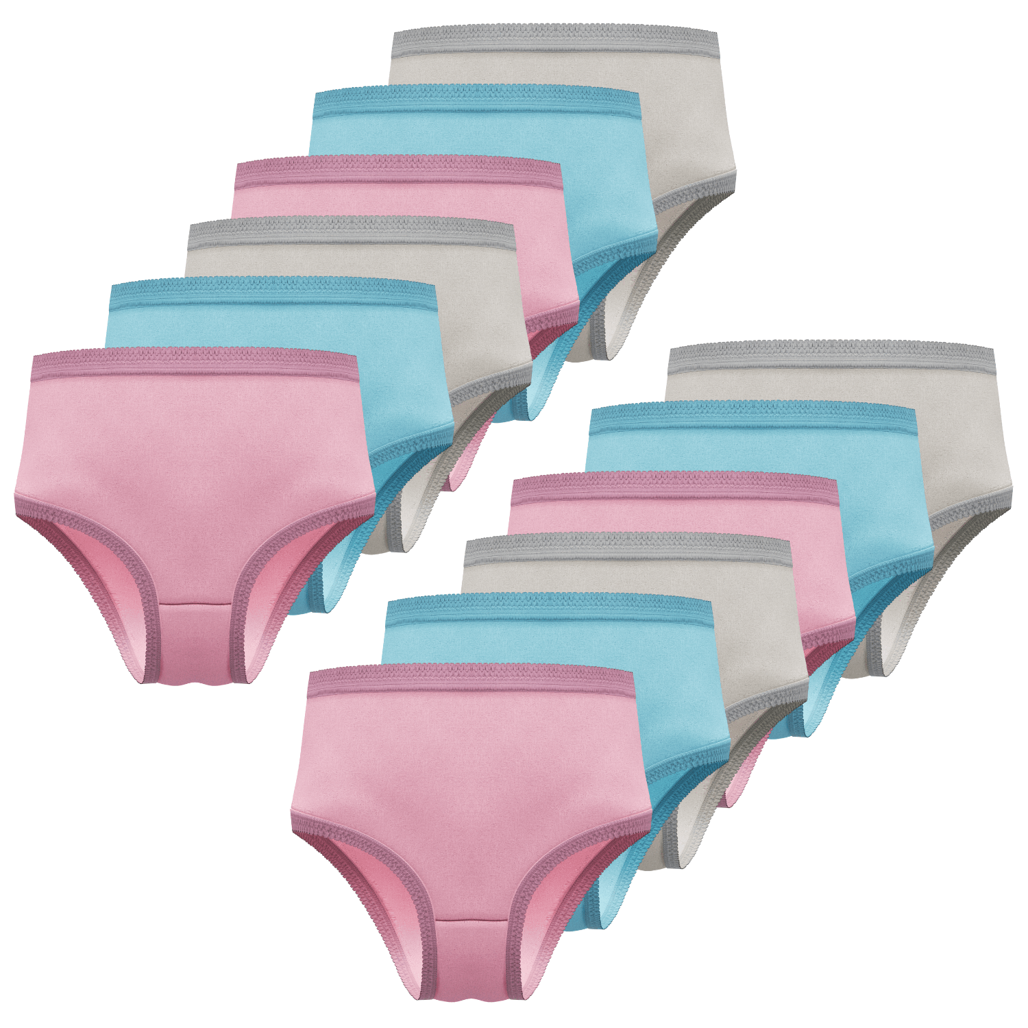 TEMU 6 / 12 Pack Woman's Full Briefs, Ladies Knickers Maxi Brief Underwear, Women Day Cotton Stretch Girls Brief Panties