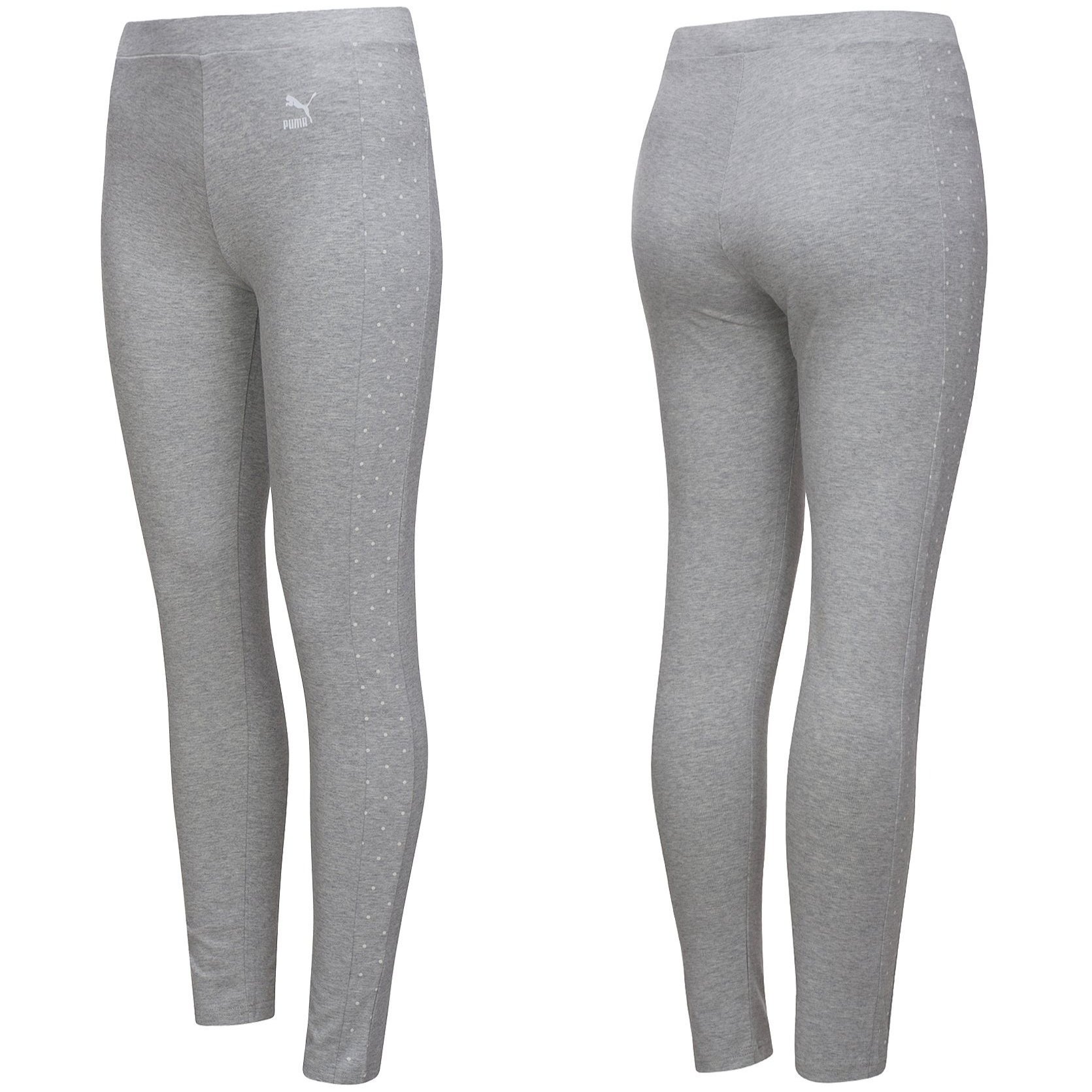 Image of Women's And Girls' Cotton-elastane Sporty Fit Polka Dots Leggings 568500 15