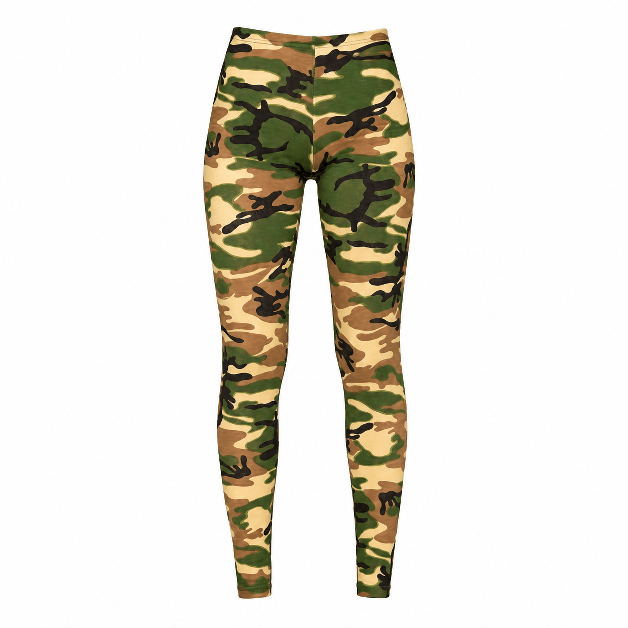 Womens Camouflage Printed Cotton Leggings
