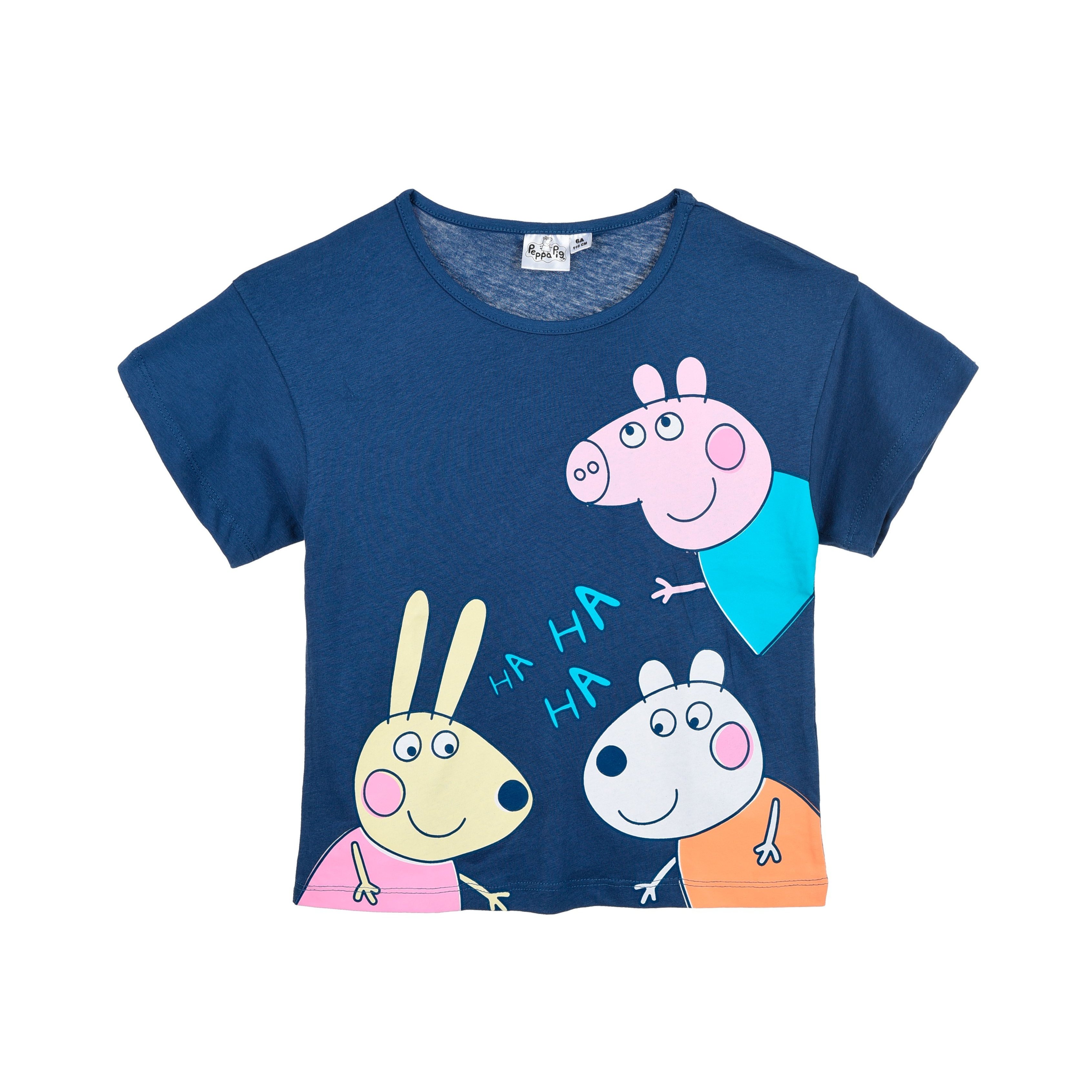 Image of Peppa Pig Girls T-shirt, Short Sleeve, Peppa Pig, 100% Cotton, Kids Shirt