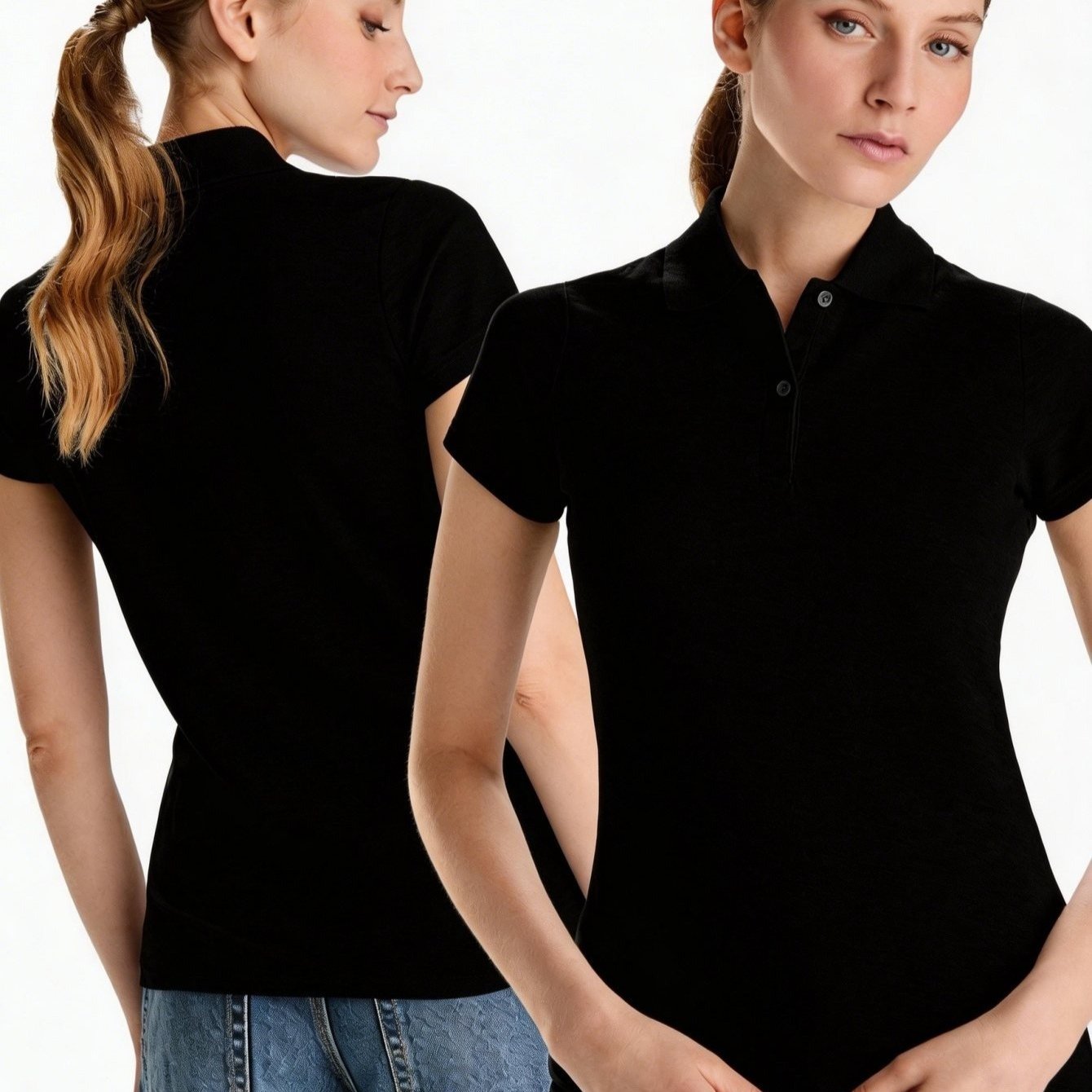 TEMU Women's Short Sleeve With Collar, Pure And Simple, Everyday, Casual, Fashionable, Versatile, Comfortable, Women's Top