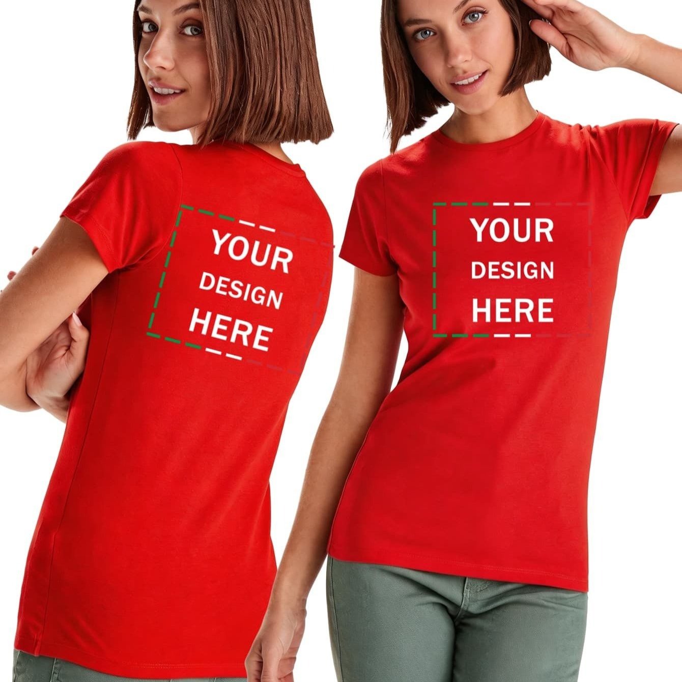 TEMU Women's Short-sleeved T-shirt, Printable On Sides. Add Your , Your Or A Photo To Create A Personalized T-shirt Gift. A Unique Women's T-shirt Of