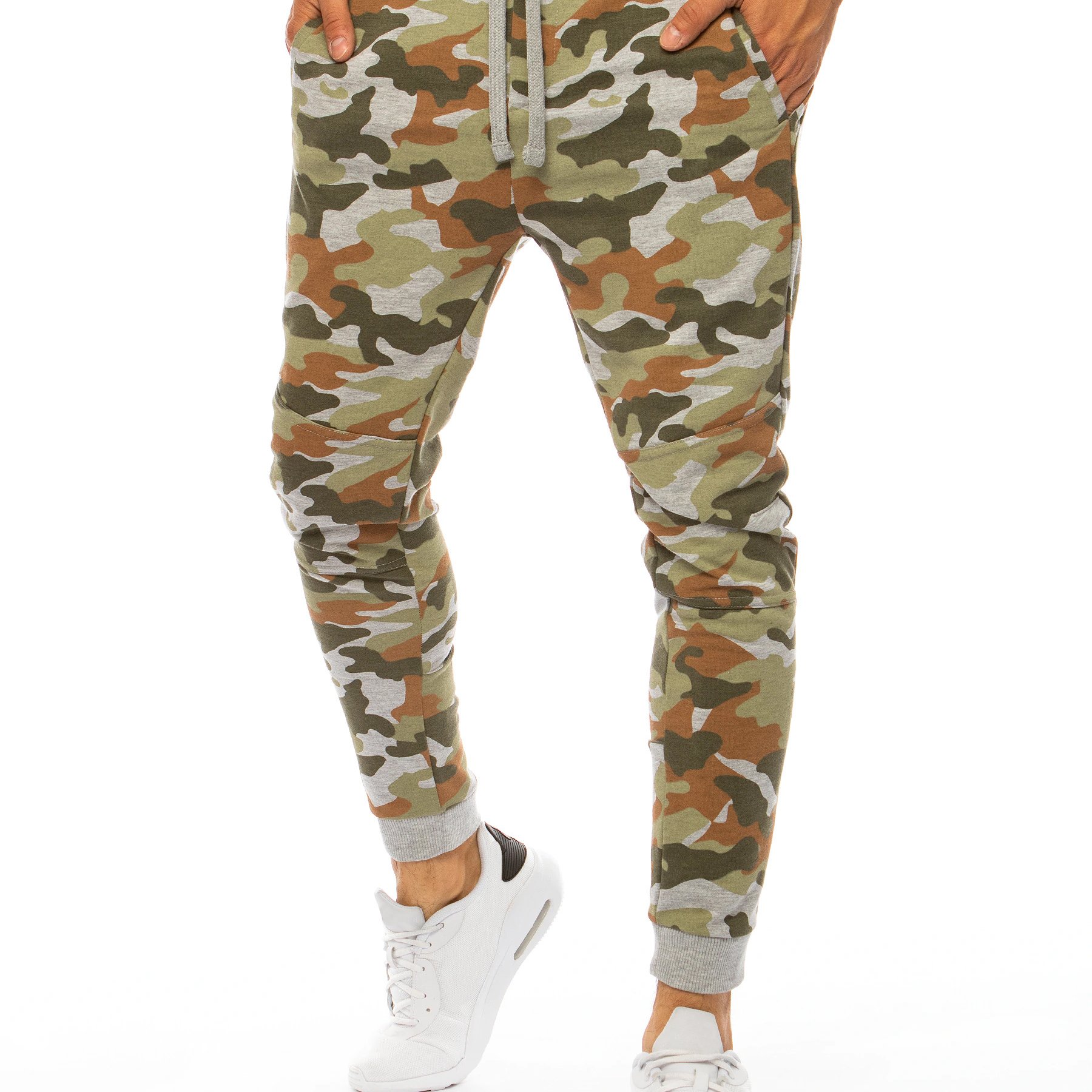 Image of Men's Sporty Jogger Pants With A Drawstring, Casual Men's Pants For Running And Training, Comfortable Everyday Pants With Pockets, Modern Streetwear Men's Elastic Pants For With Waist Adjustment, 3334
