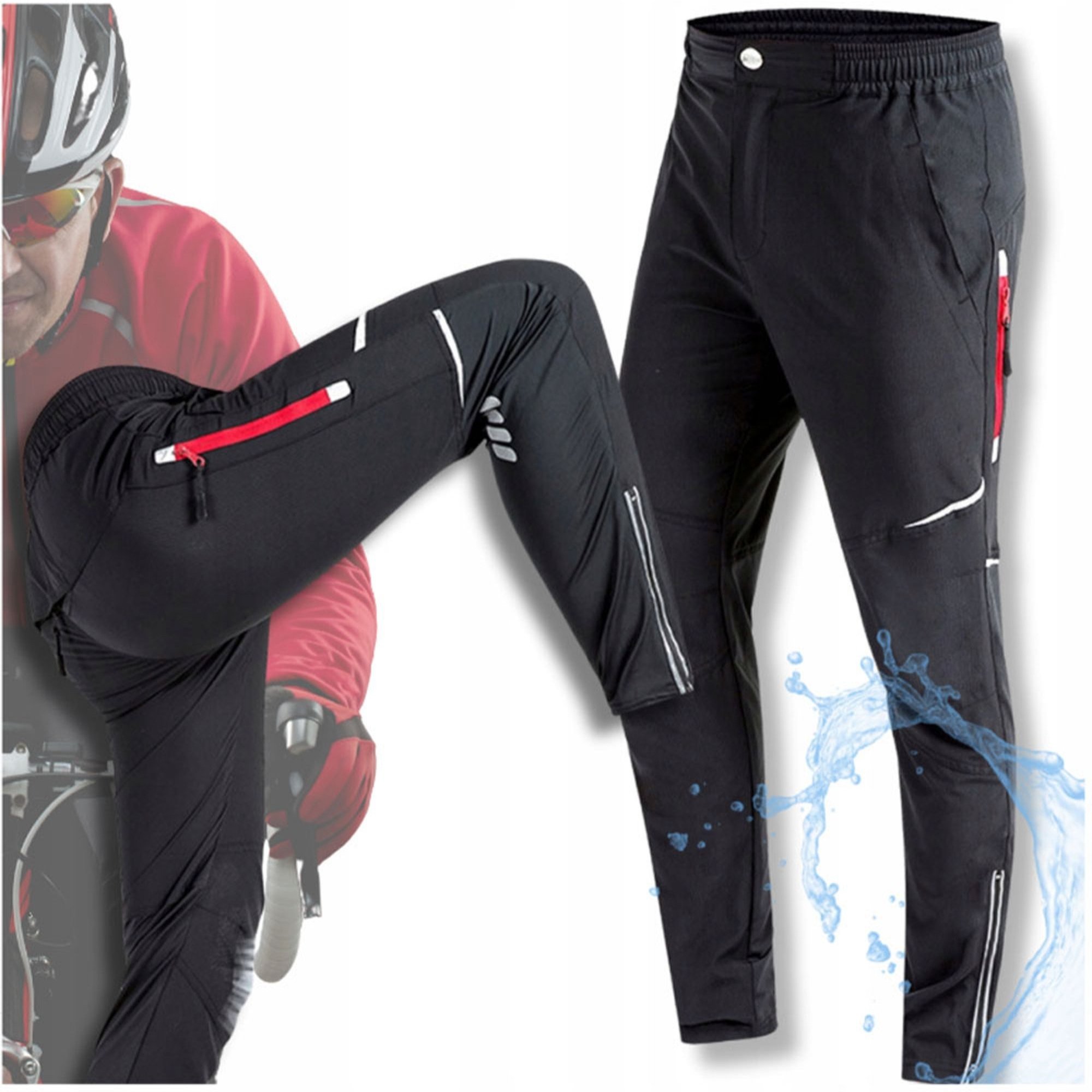 Women's Long Black Cycling Pants M – Breathable, Elastic, Fitted, Comfortable For Cycling And Activity