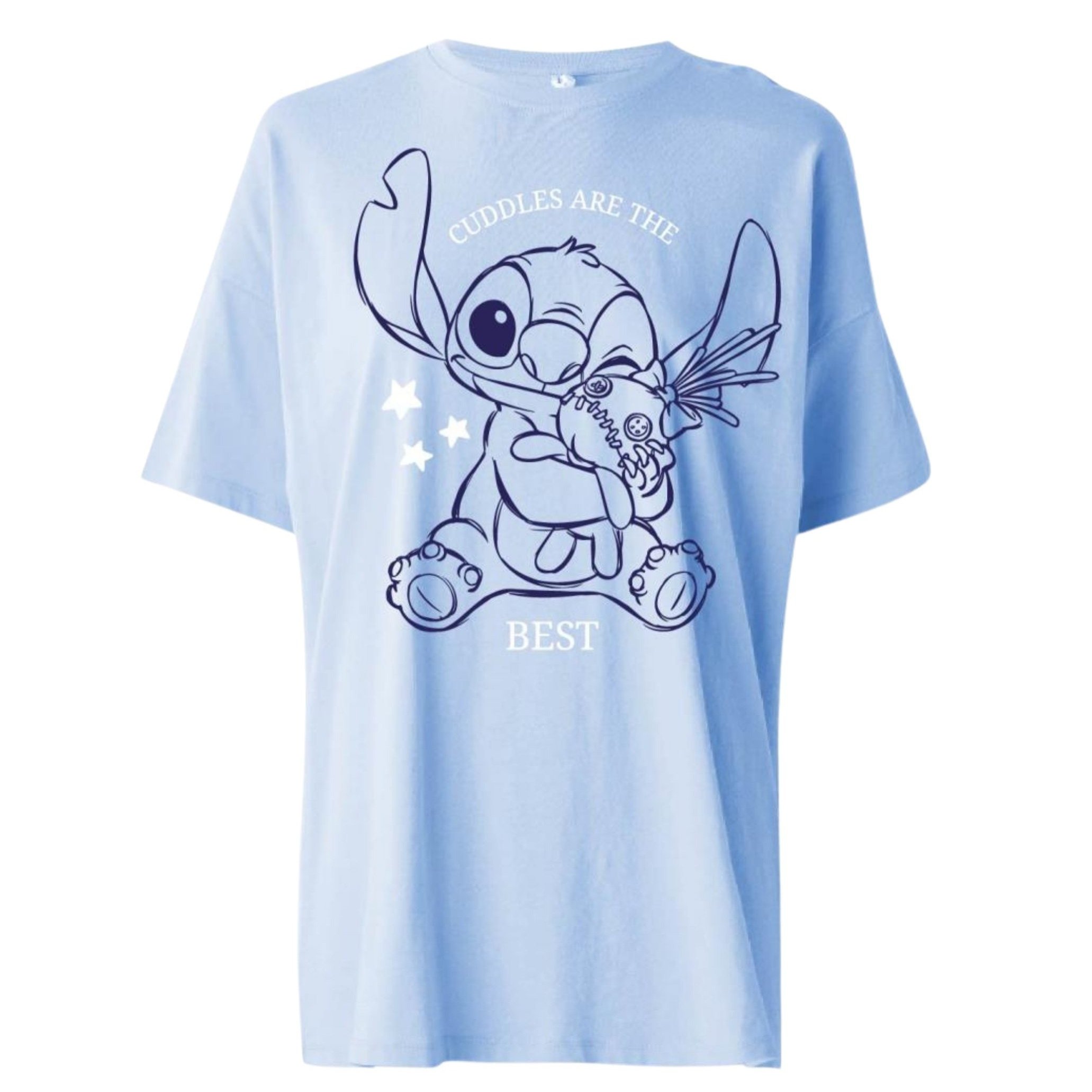 Image of & Stitch T-shirt For Teens & Adults, 100% Cotton, Sizes S To L, , Teenager