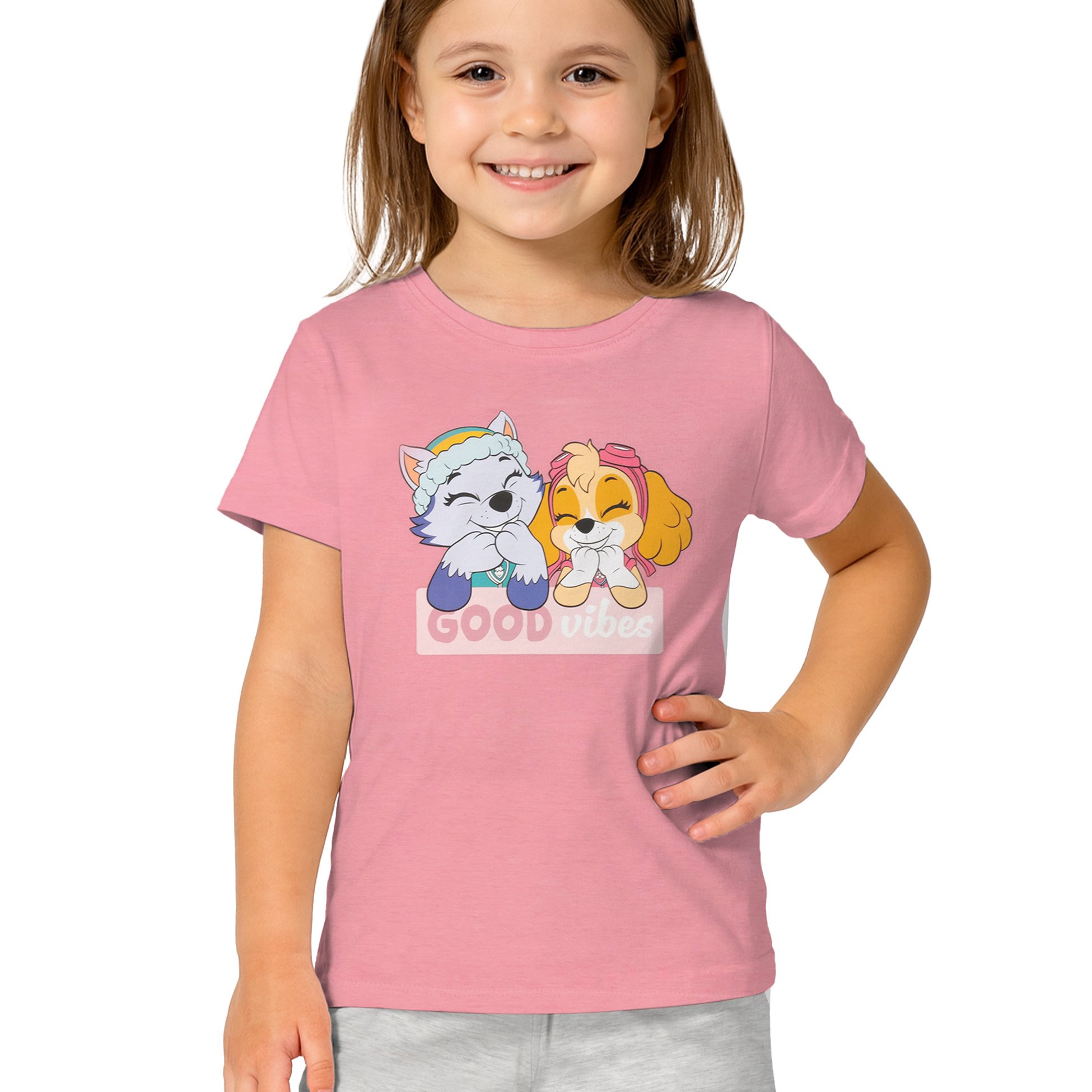 Pajamas For Girls - - Kids Pajama Set Short Sleeve Top With Pants Pink