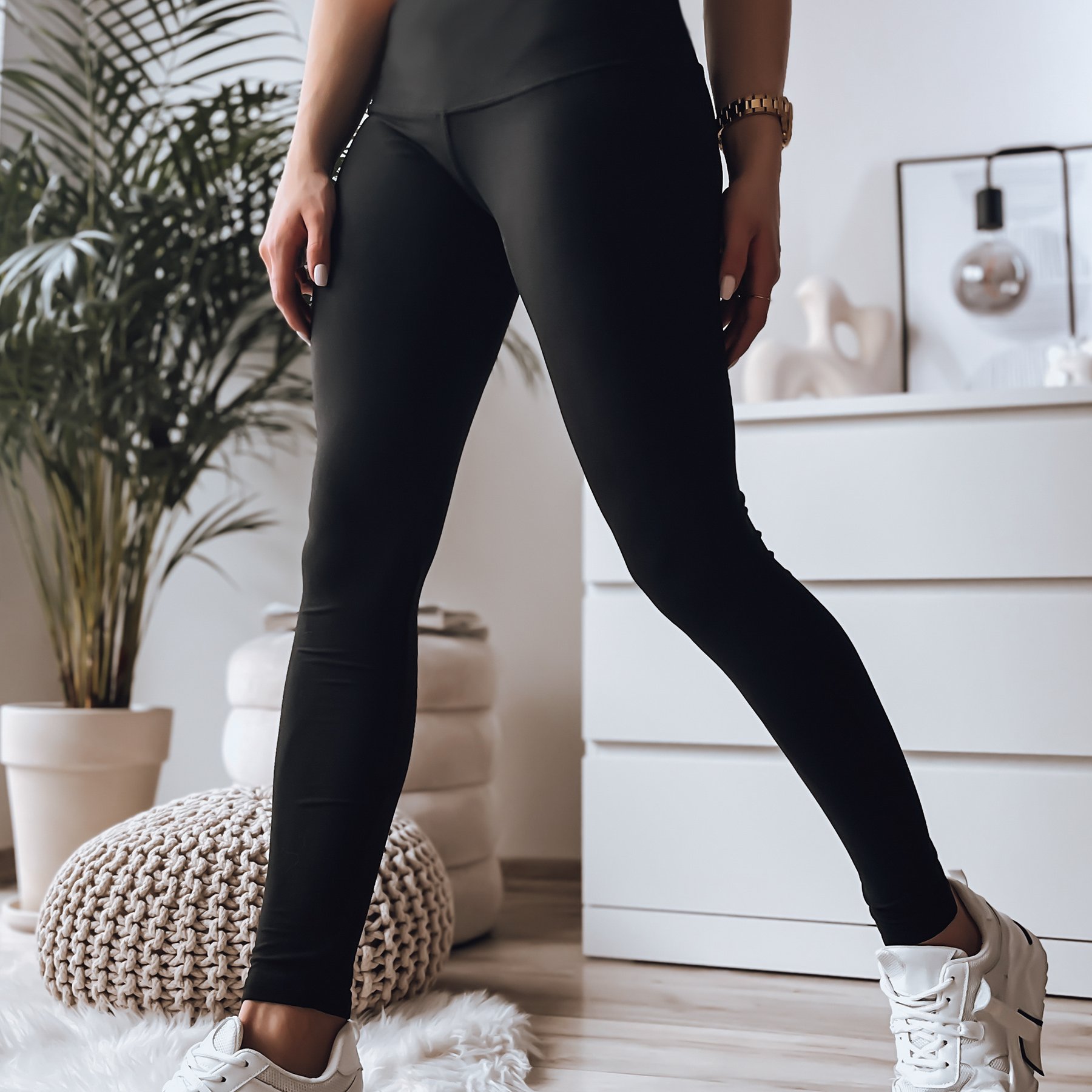 E-shop Damen High-Waist Sportleggings | Dehnbare Fitness- und Freizeitleggings | Kompressionsleggings für Sport, Yoga und | Bequeme Figurformende