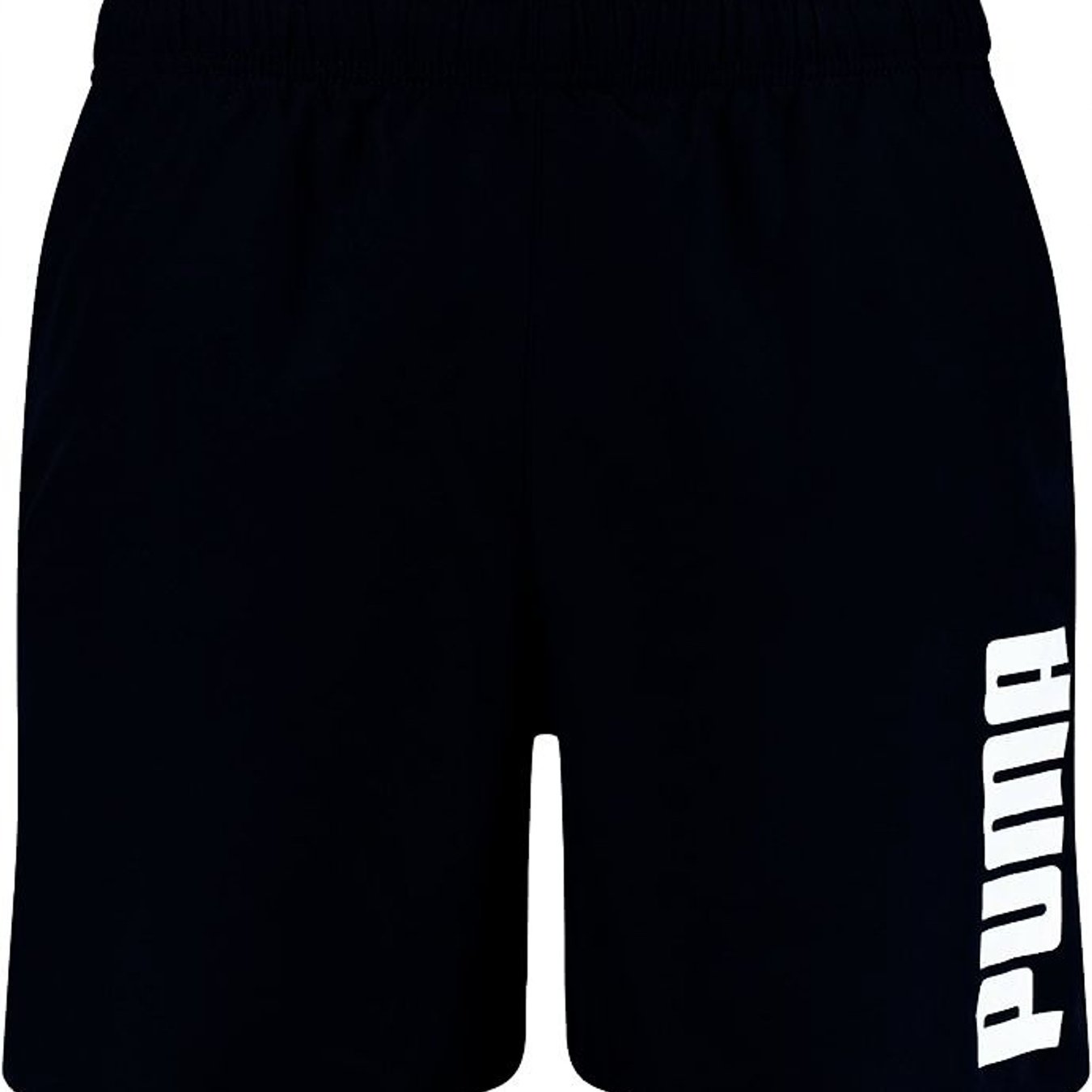 Image of Y7456 Men's Mid Shorts Swim Trunks With Logo, Size M