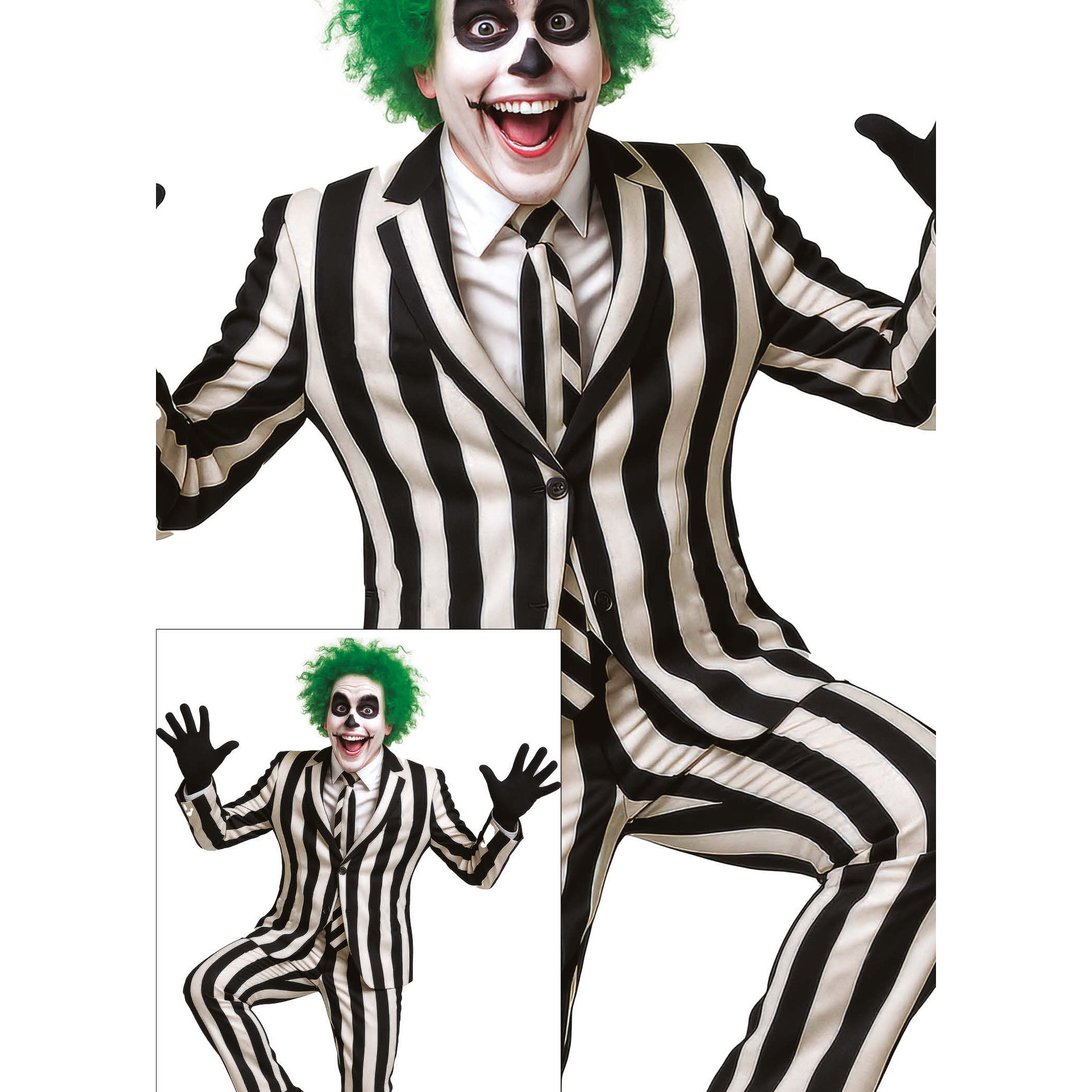 Image of Costume Black Halloween Carnival Creative Motif Party Disguise Elegant Funny Unisex Fashion Full Assembly Adventure
