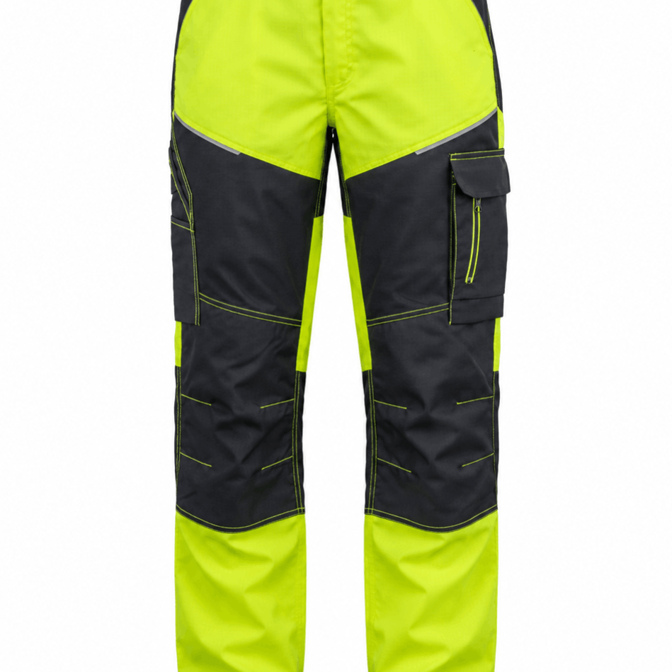Image of Men's Cargo Pants Rip-stop 260 G/m² – Durable Casual Pants With Multiple Pockets, Oxford 300d At The Knee Area, Cotton Blend