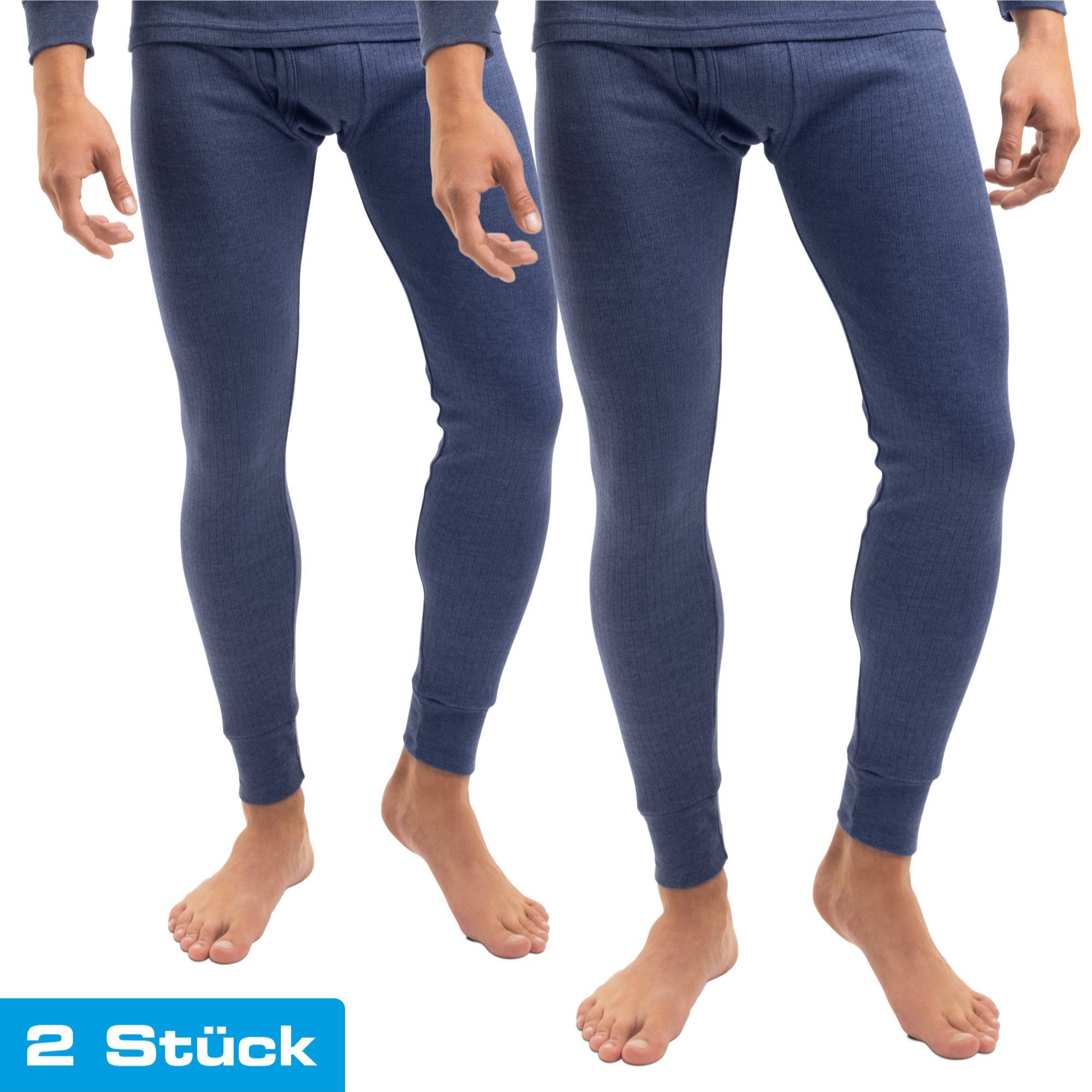 TEMU 2er Set - Herren Thermo-Skihosen Light – Lange Winter-Unterwäsche für kalte Tage