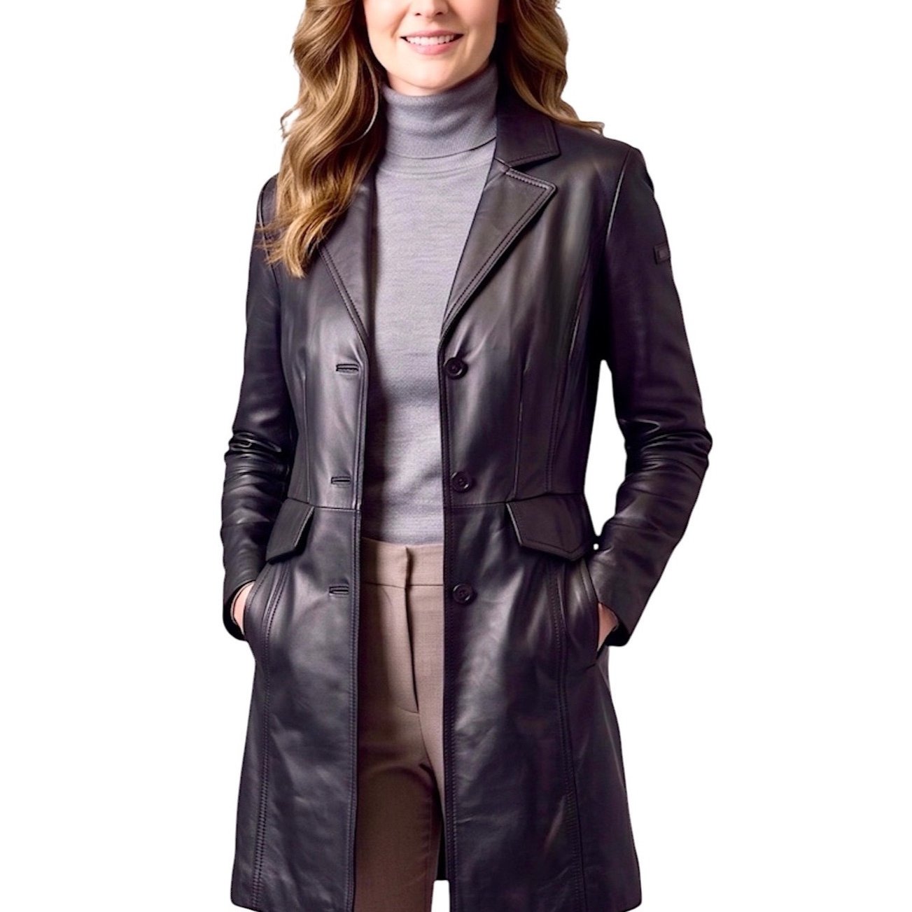 Women's Leather Coat (lambskin)