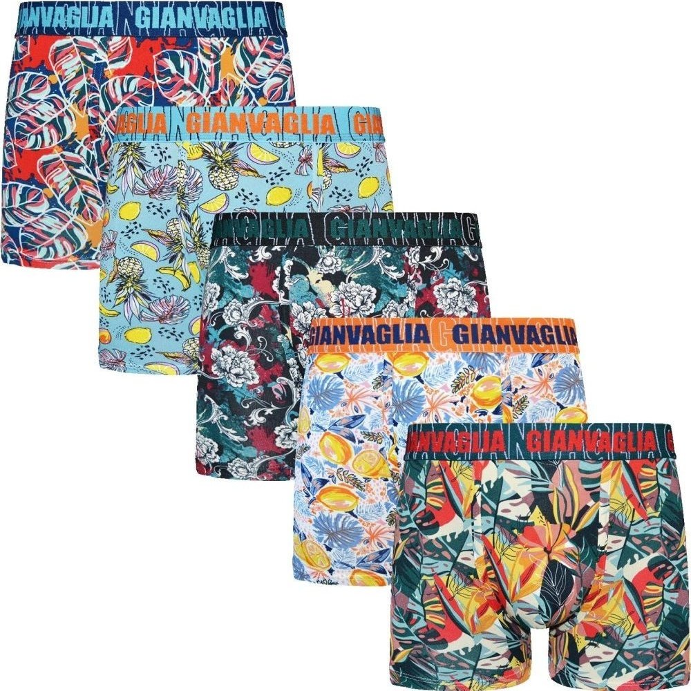 Image of 5-pack Men's Boxer Shorts Cotton Underwear 5068gvg