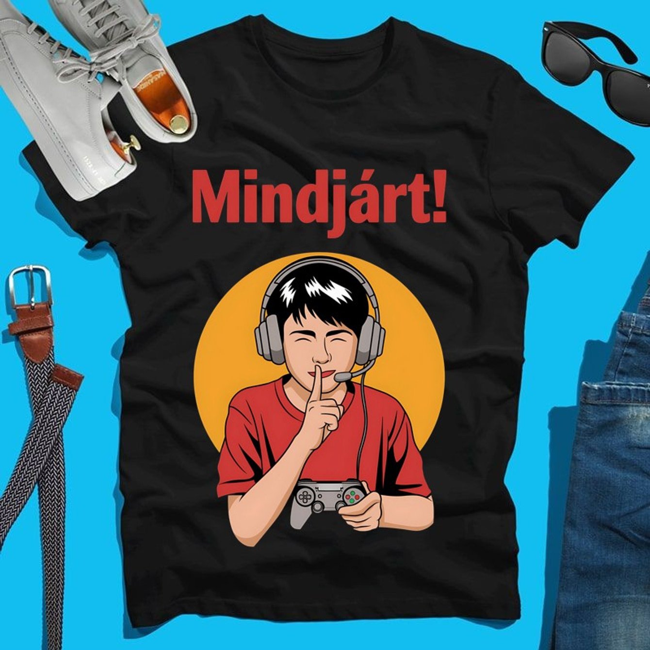 TEMU Mindjárt boy-gyerek póló