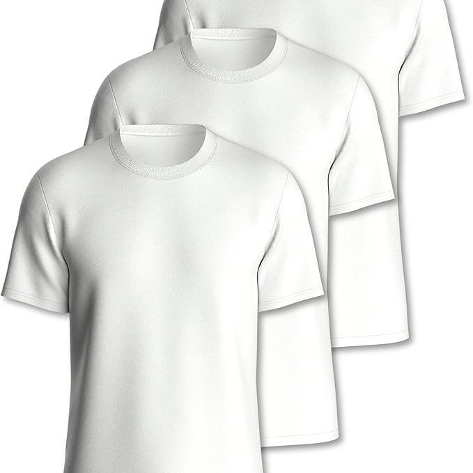 TEMU 3 Pack Mens T-shirts – Super Soft 100% Cotton - 180gsm Breathable – Durable Fit Casual, Work Or Sports Mens Tops Multipack – Local Uk Shipping