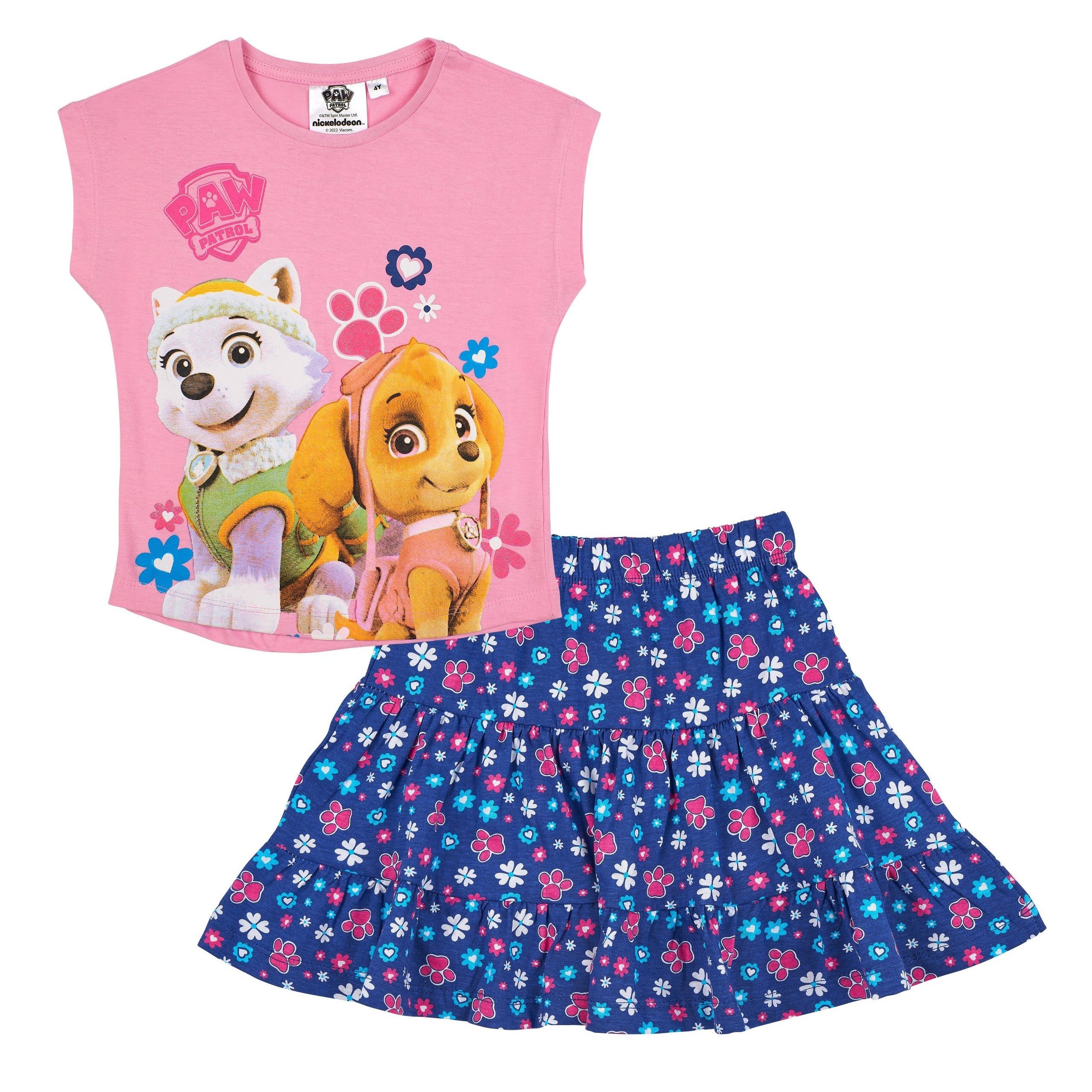 - Paws Rock And T-shirt Girl Set