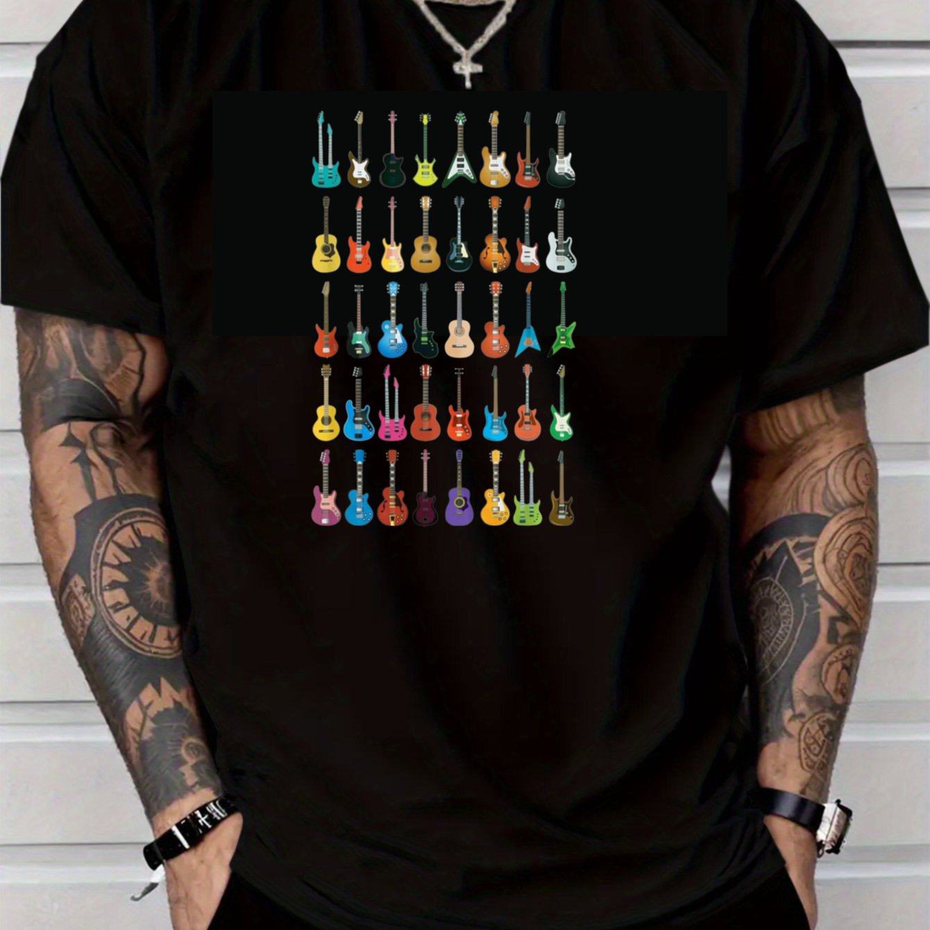 TEMU Camiseta humorística de regalo para entusiastas de la que guitarras