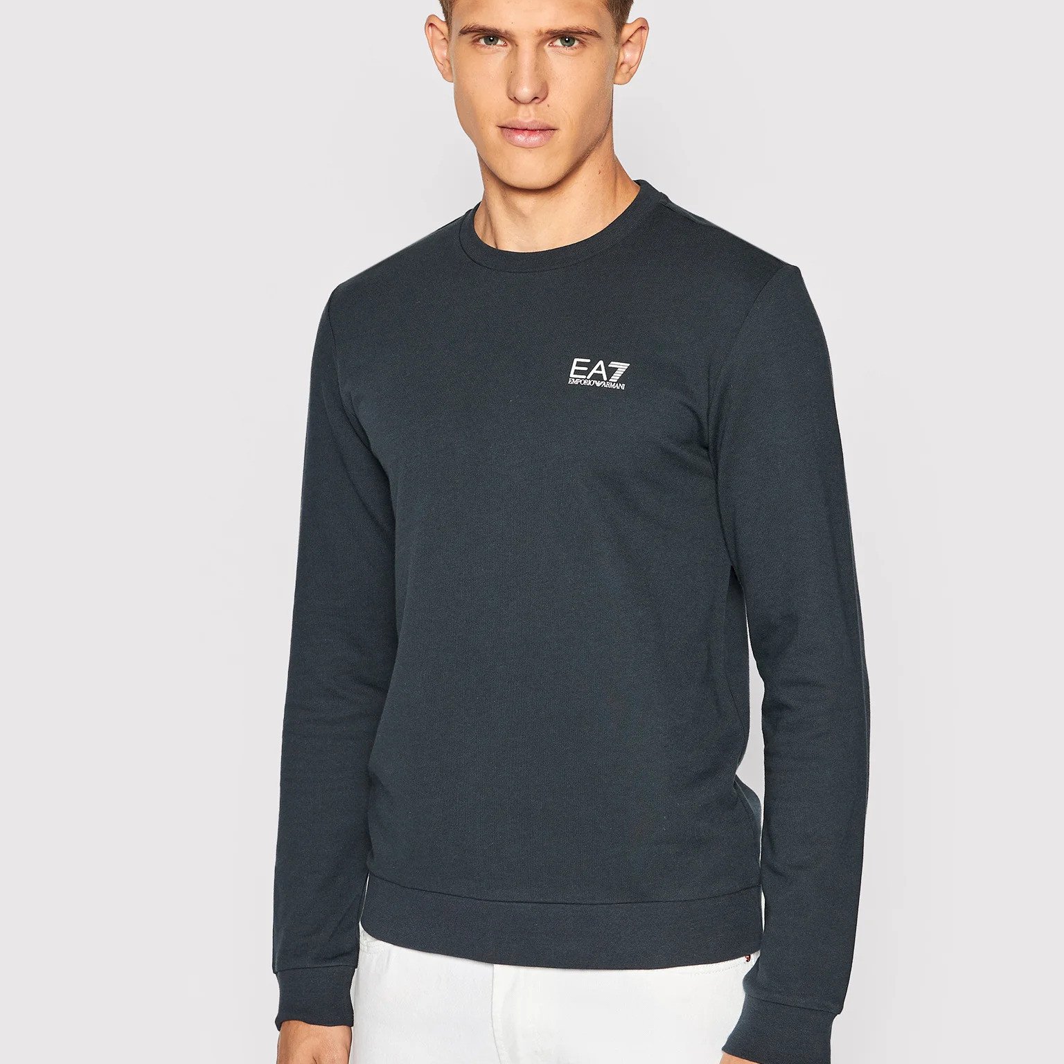 Image of Armani Men's Hoodie In Blue