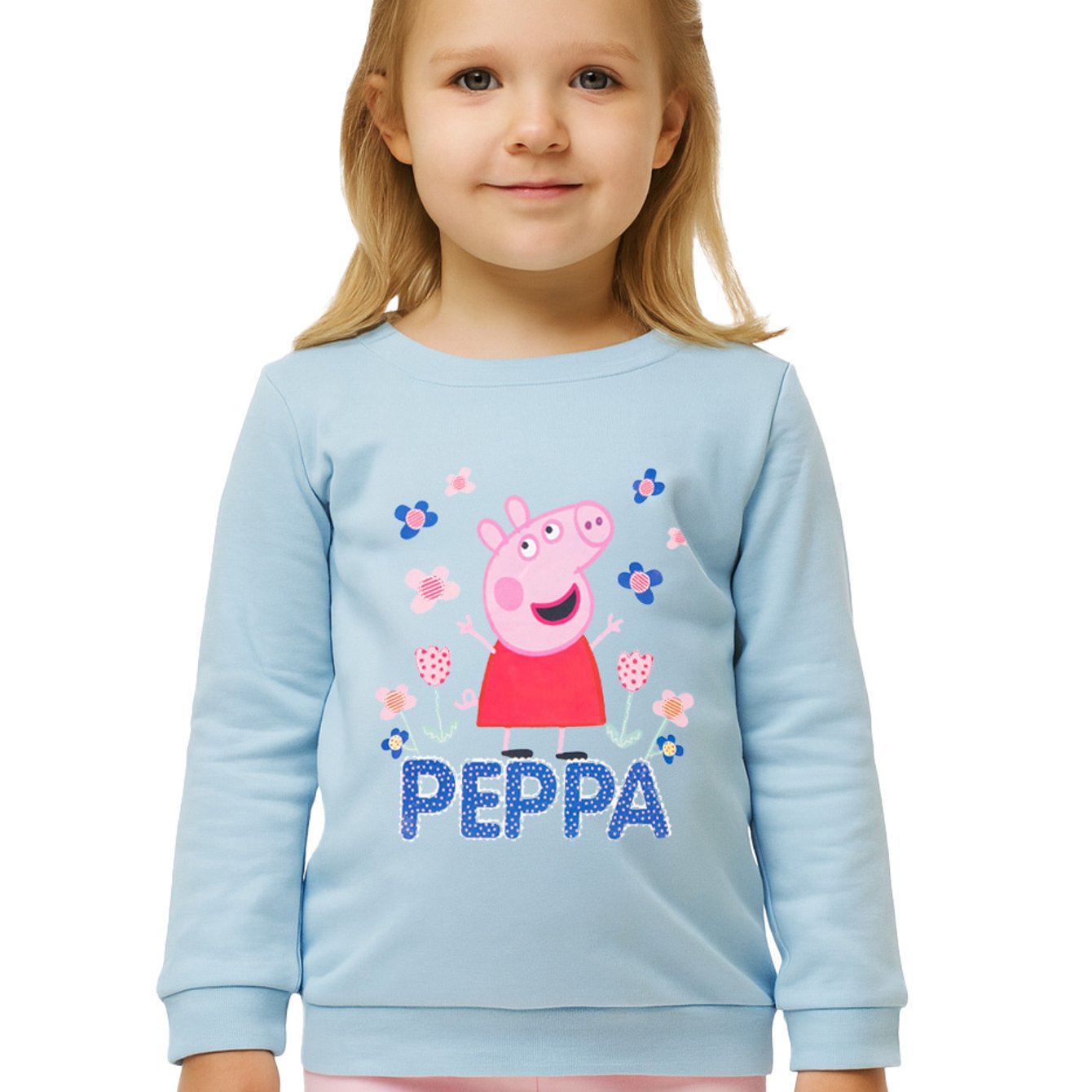 Image of Sweater For Girls - Kids Sweatshirt Top Blue