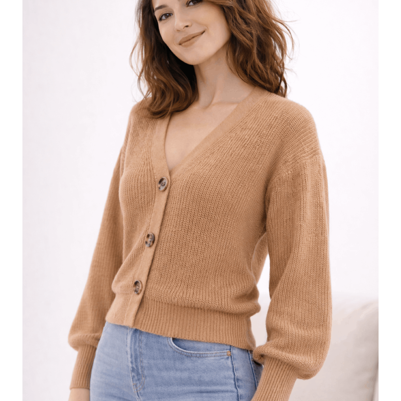 Women's Knit Cardigan For Autumn, Winter, Spring - Everyday, Office, Casual Warm Knit Cardigan