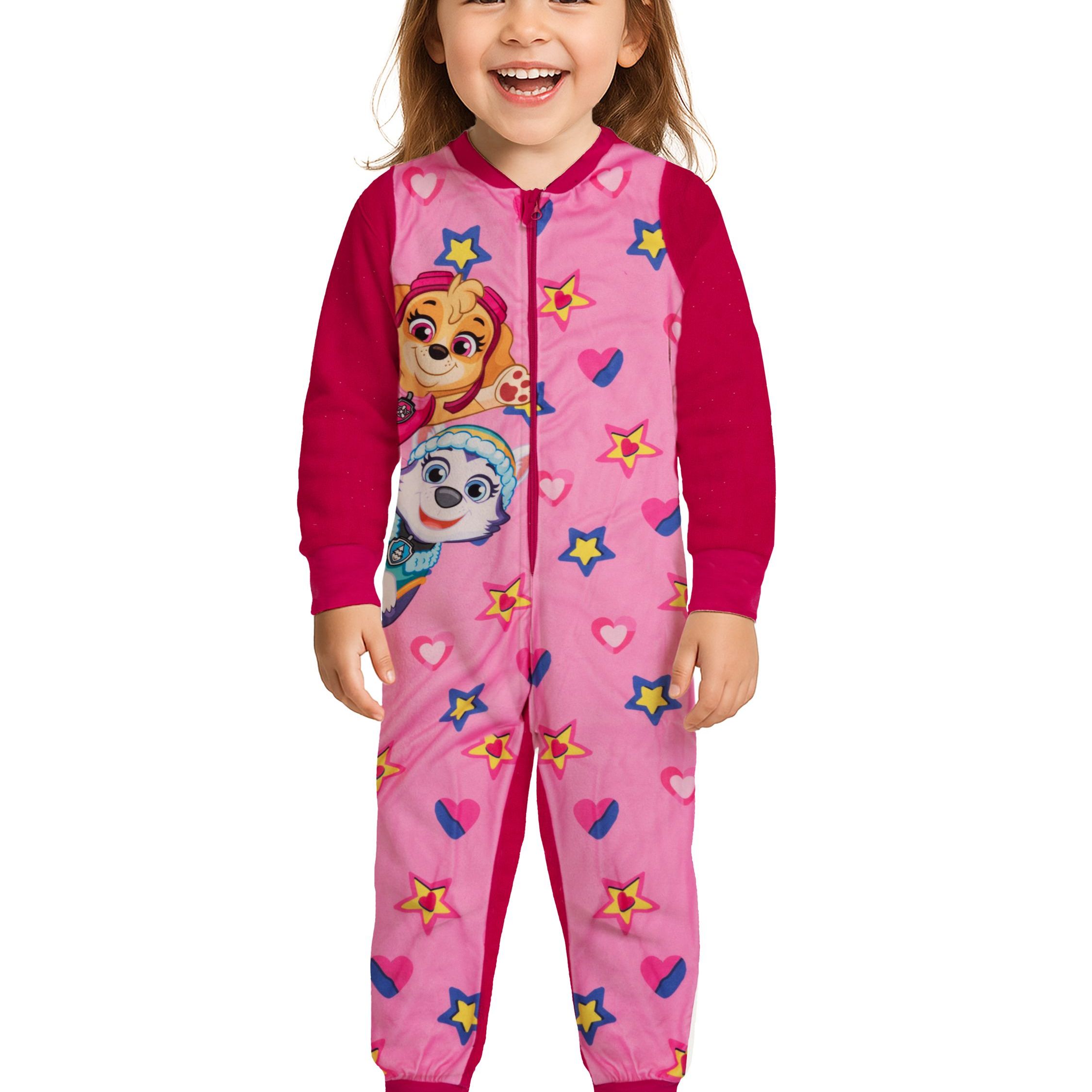 Jumpsuit For Girls - Overall Pyjamas Sleepwear For Kids Multicolored Pink/rosa