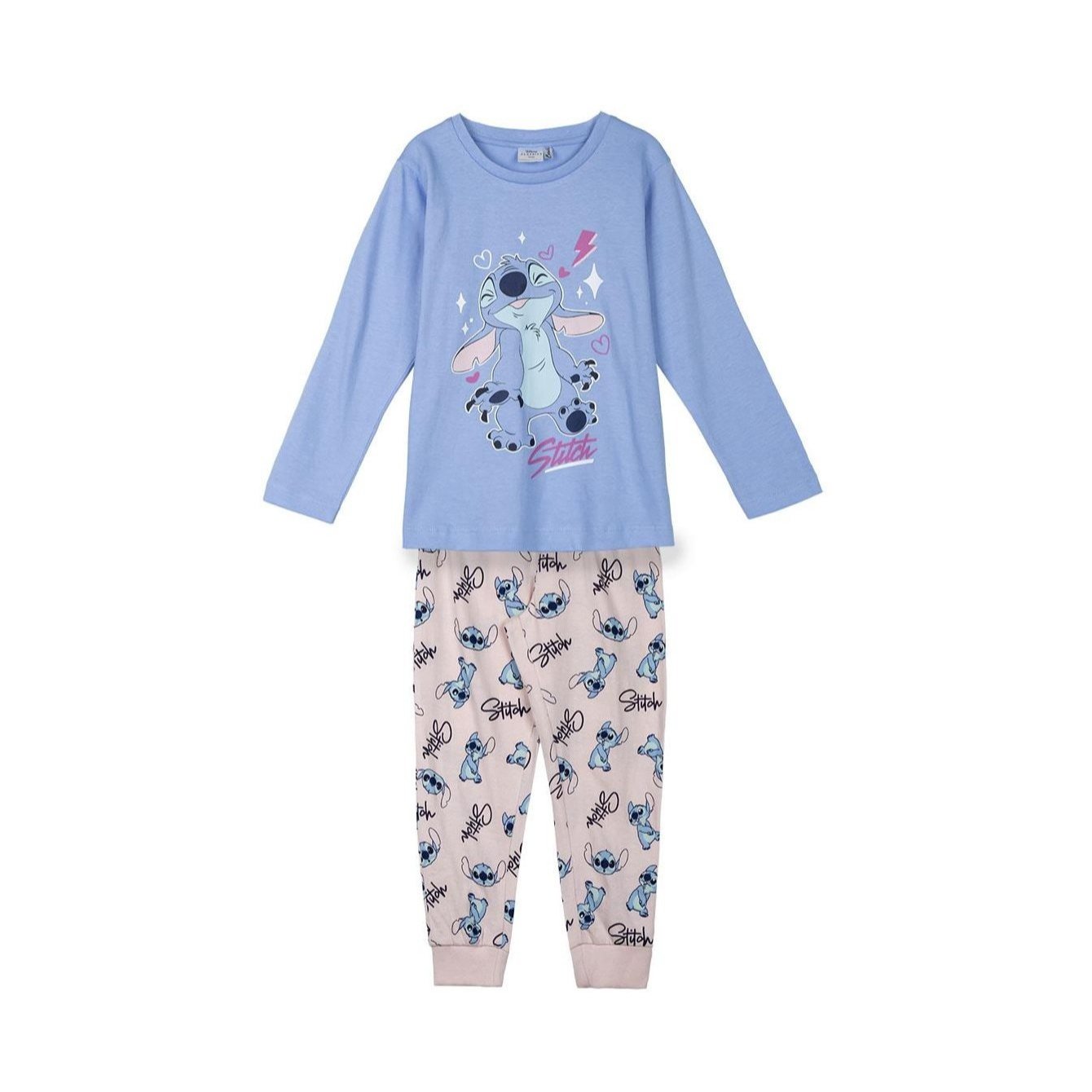 Image of And Stitch Girls' Pajamas, Age 5 To 15 Years