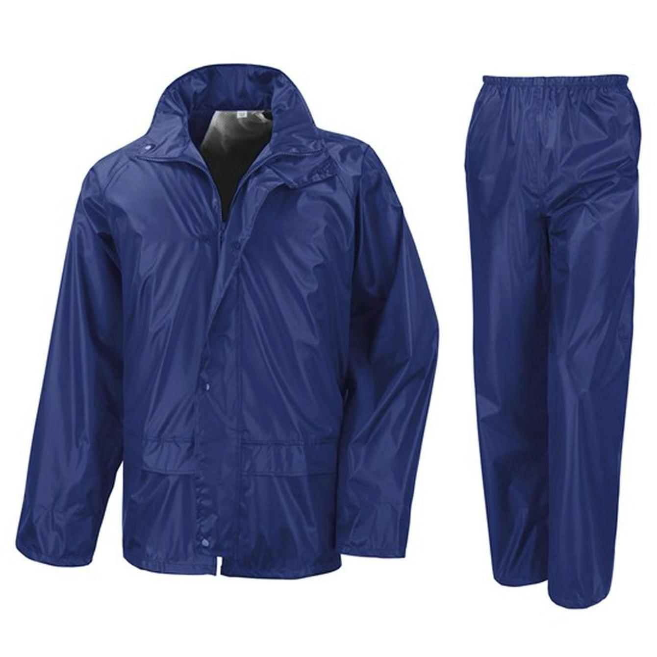 TEMU Result Kids Core Jacket And Trouser Suit In Carry Bag Hooded Outdoor Set Elastic Waist Snap Ankles School Camping Daily Layer