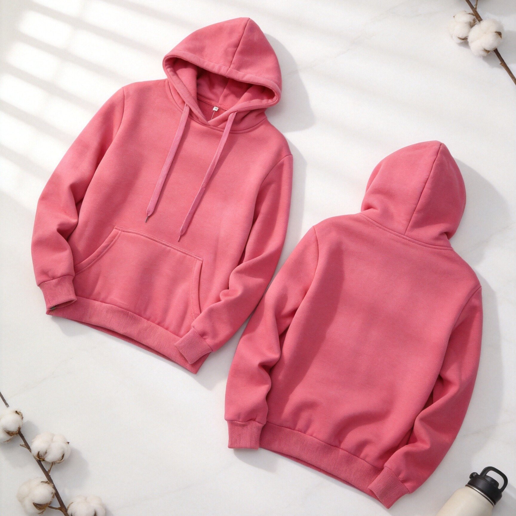 TEMU Hooded Women's Sweater For Autumn And Winter - Long Sleeve Sweater, Front Pocket With Kangaroo And Adjustable Drawstring - Warm Casual Sweater,