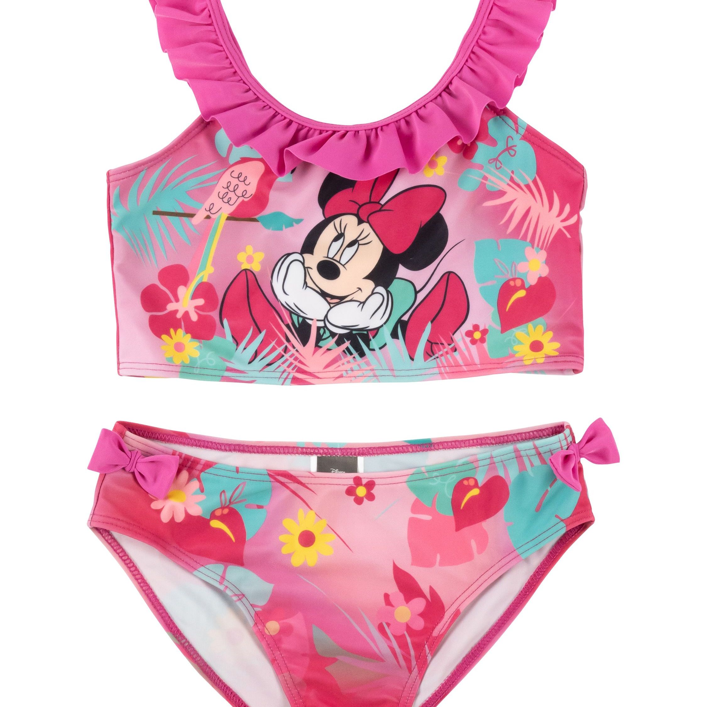 Mouse Bikini For Girls - Kids Two-piece Swimsuit Pink