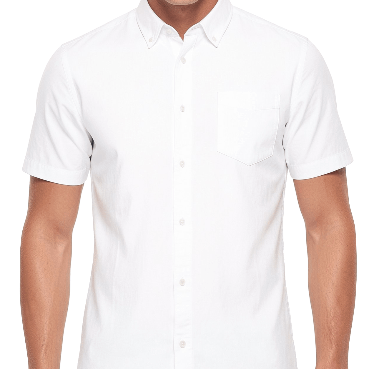 TEMU M&s Mens Short Sleeve Classic Formal Shirt Button Down Workwear Top New