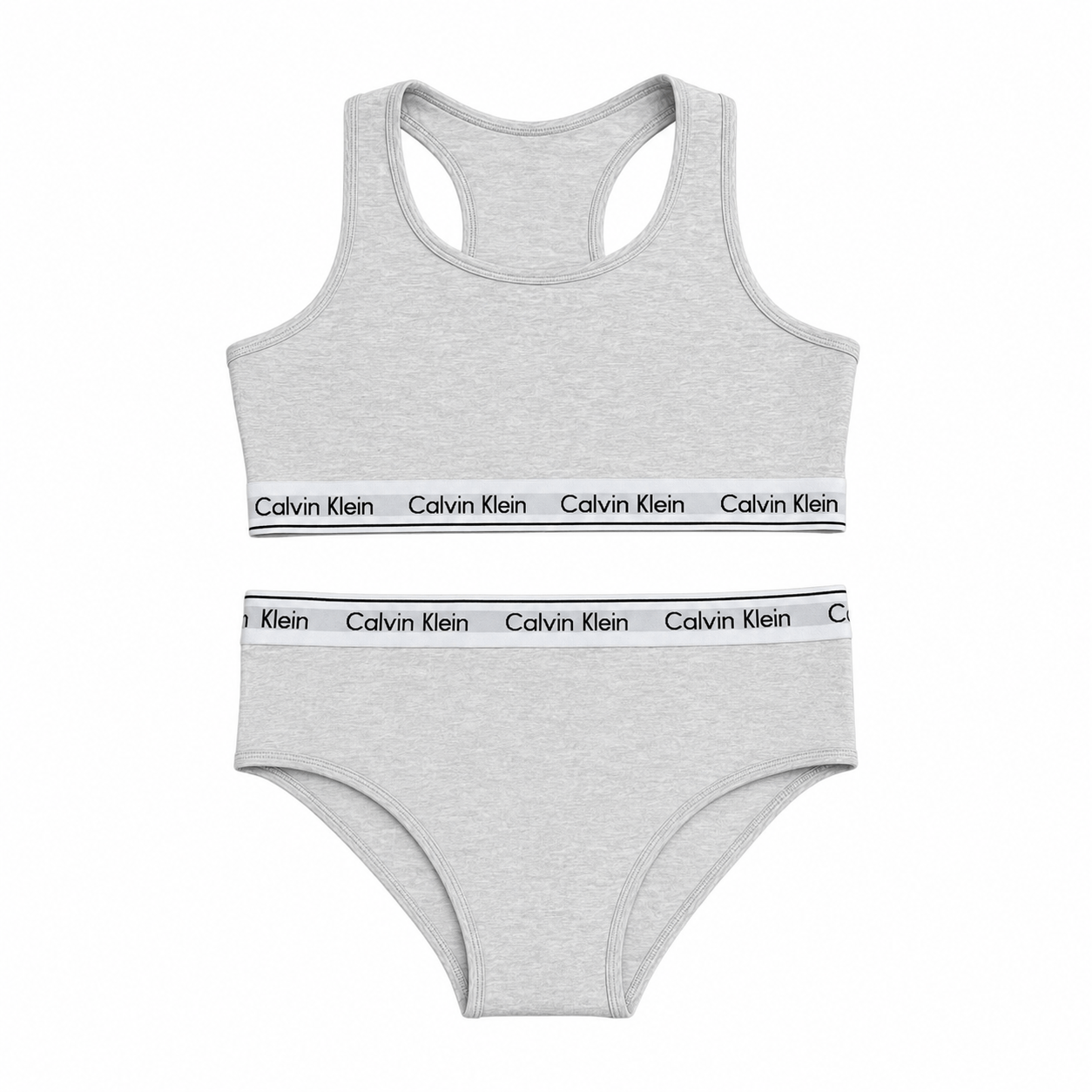 Image of Calvin Klein Women's 2-piece Set: Comfortable Cotton Bra + Panties | Ck Underwear Set Sizes S To Xxl